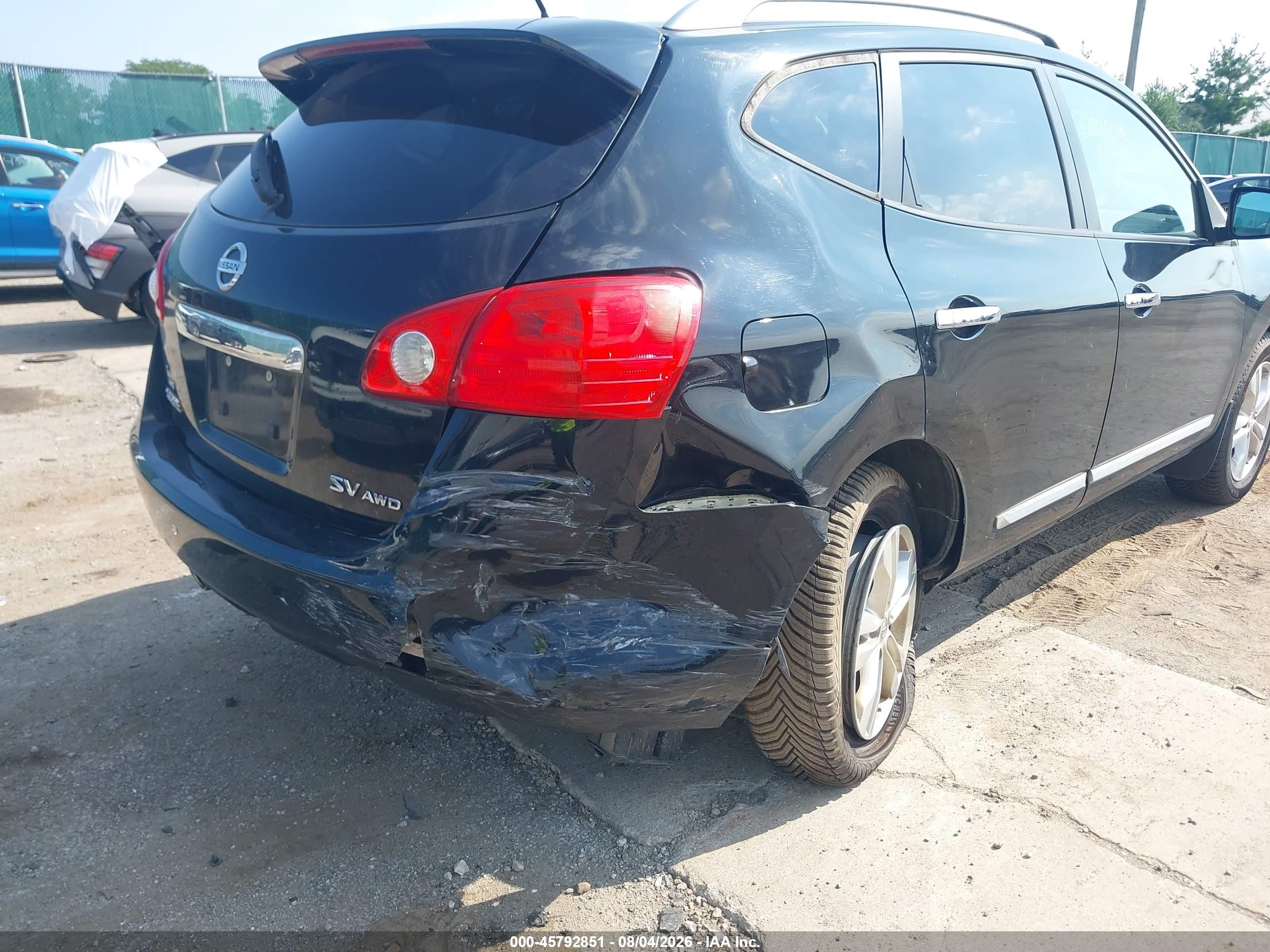 2012 Nissan Rogue Sv Black vin: JN8AS5MV7CW710813