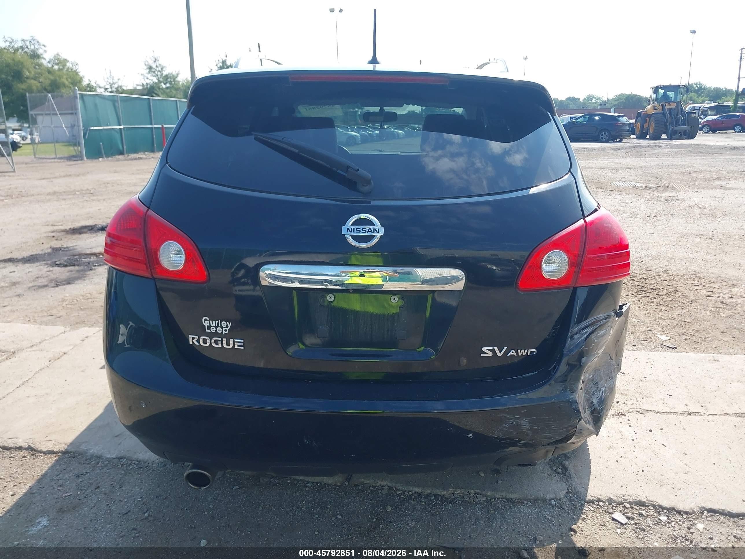 2012 Nissan Rogue Sv Black vin: JN8AS5MV7CW710813