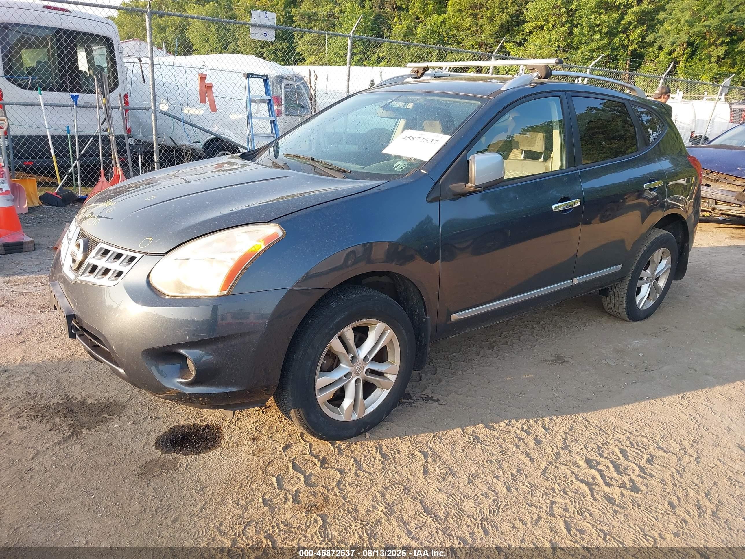 2012 Nissan Rogue Sv Gray vin: JN8AS5MV7CW712089