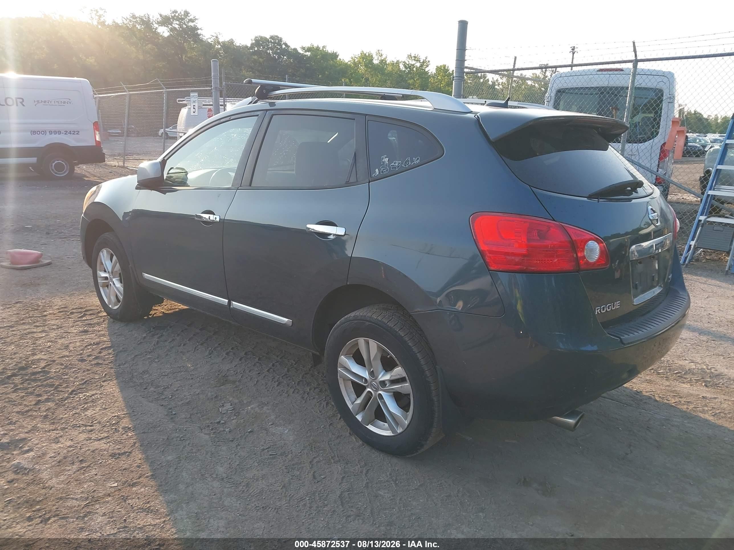 2012 Nissan Rogue Sv Gray vin: JN8AS5MV7CW712089