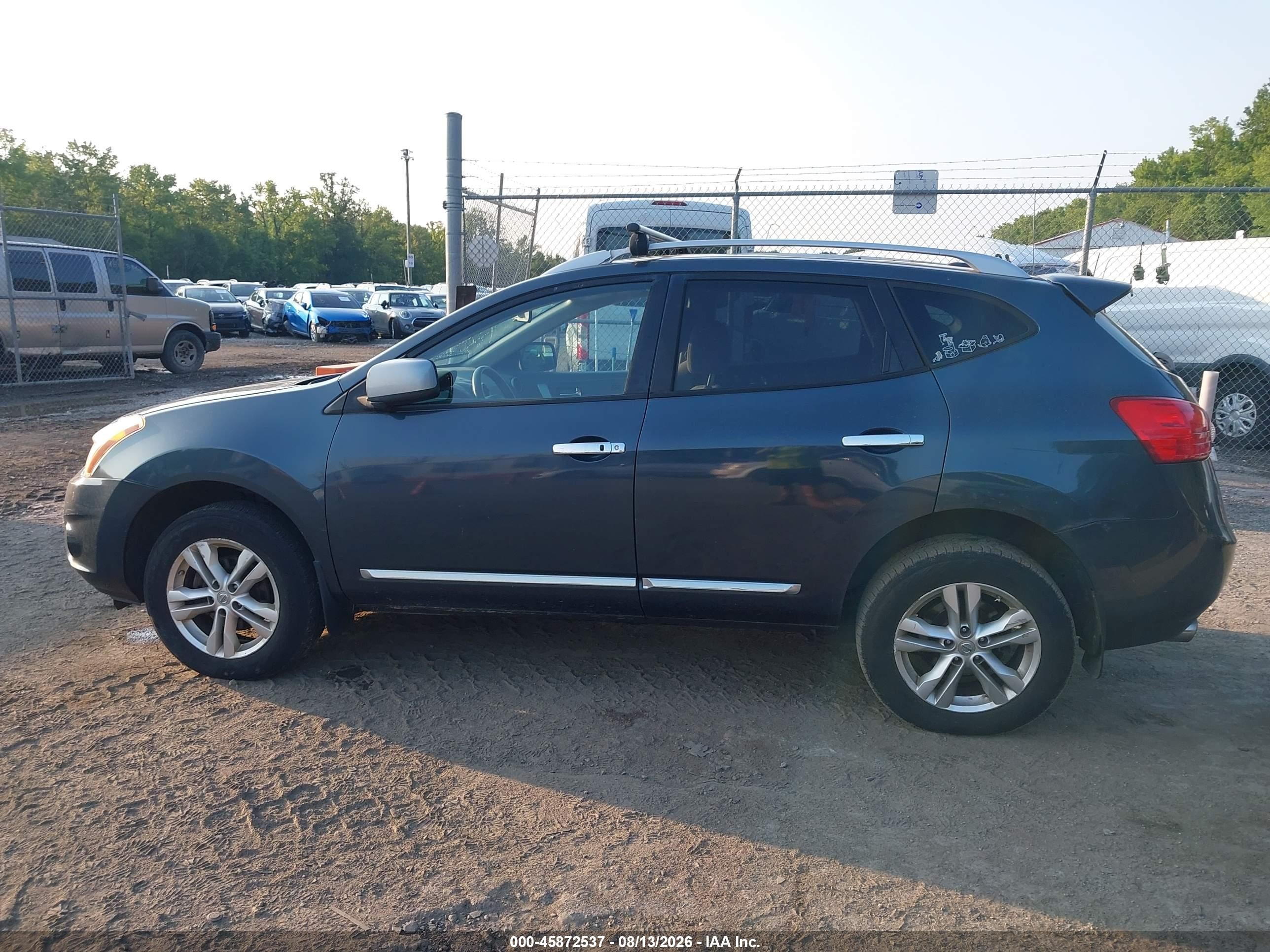 2012 Nissan Rogue Sv Gray vin: JN8AS5MV7CW712089
