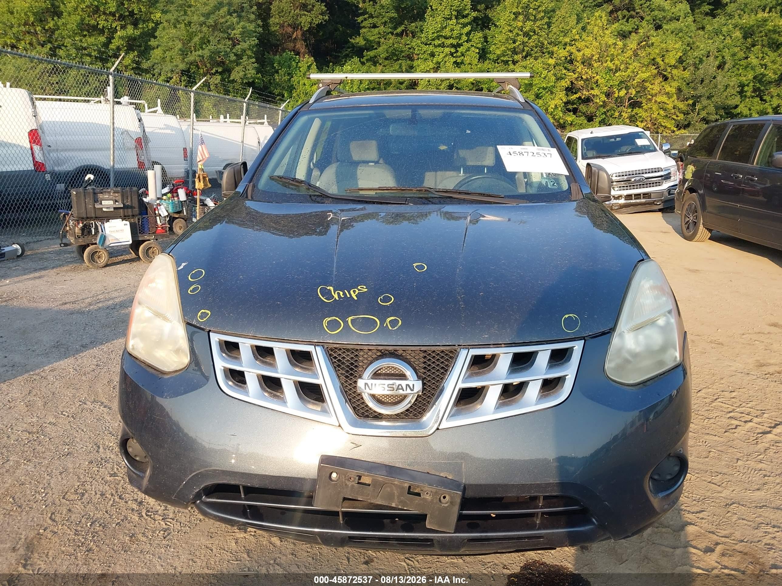 2012 Nissan Rogue Sv Gray vin: JN8AS5MV7CW712089