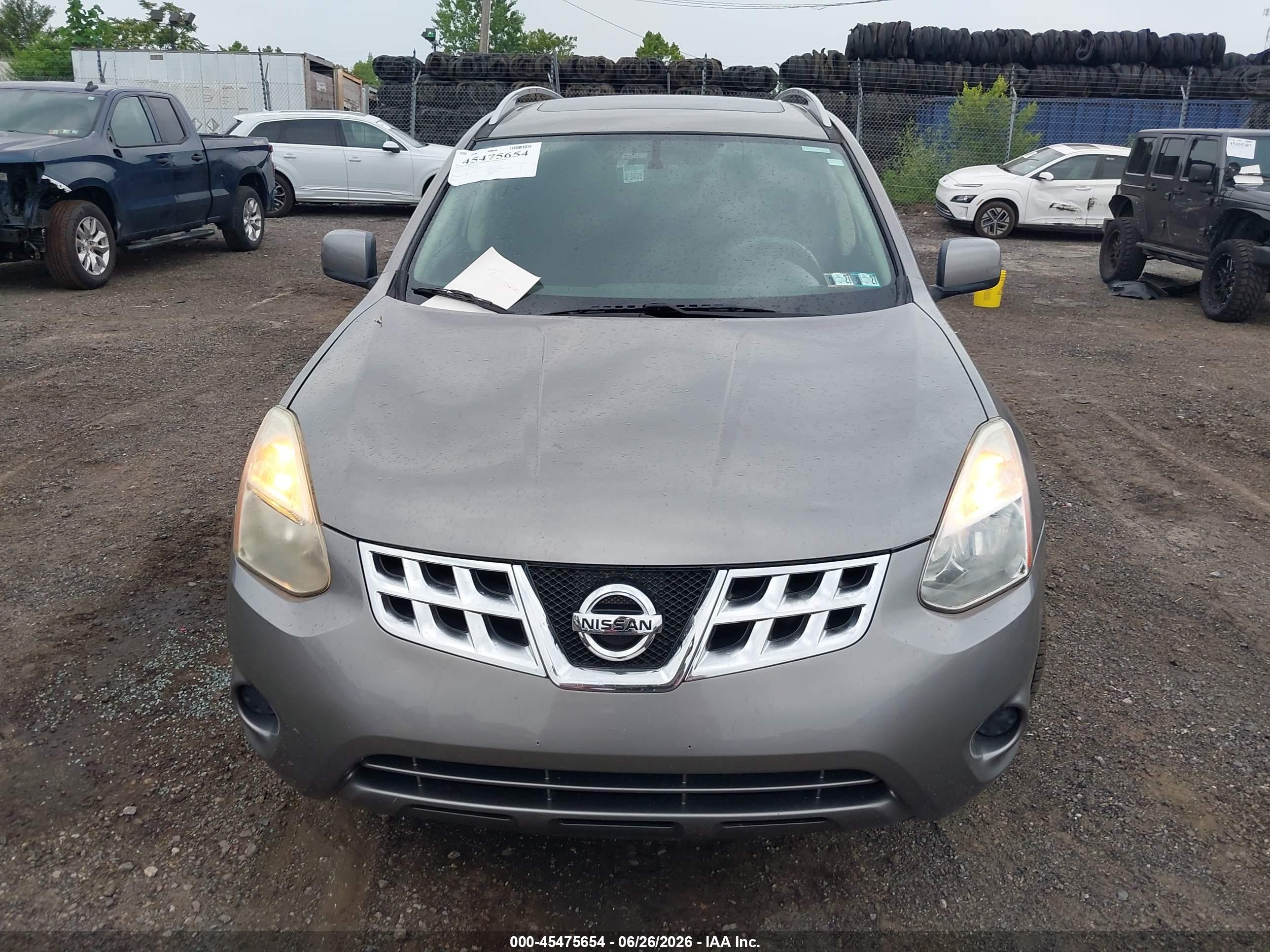 2012 Nissan Rogue Sv Gray vin: JN8AS5MV7CW712626