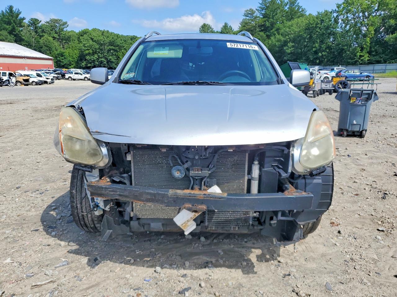 2012 Nissan Rogue S Silver vin: JN8AS5MV7CW713615