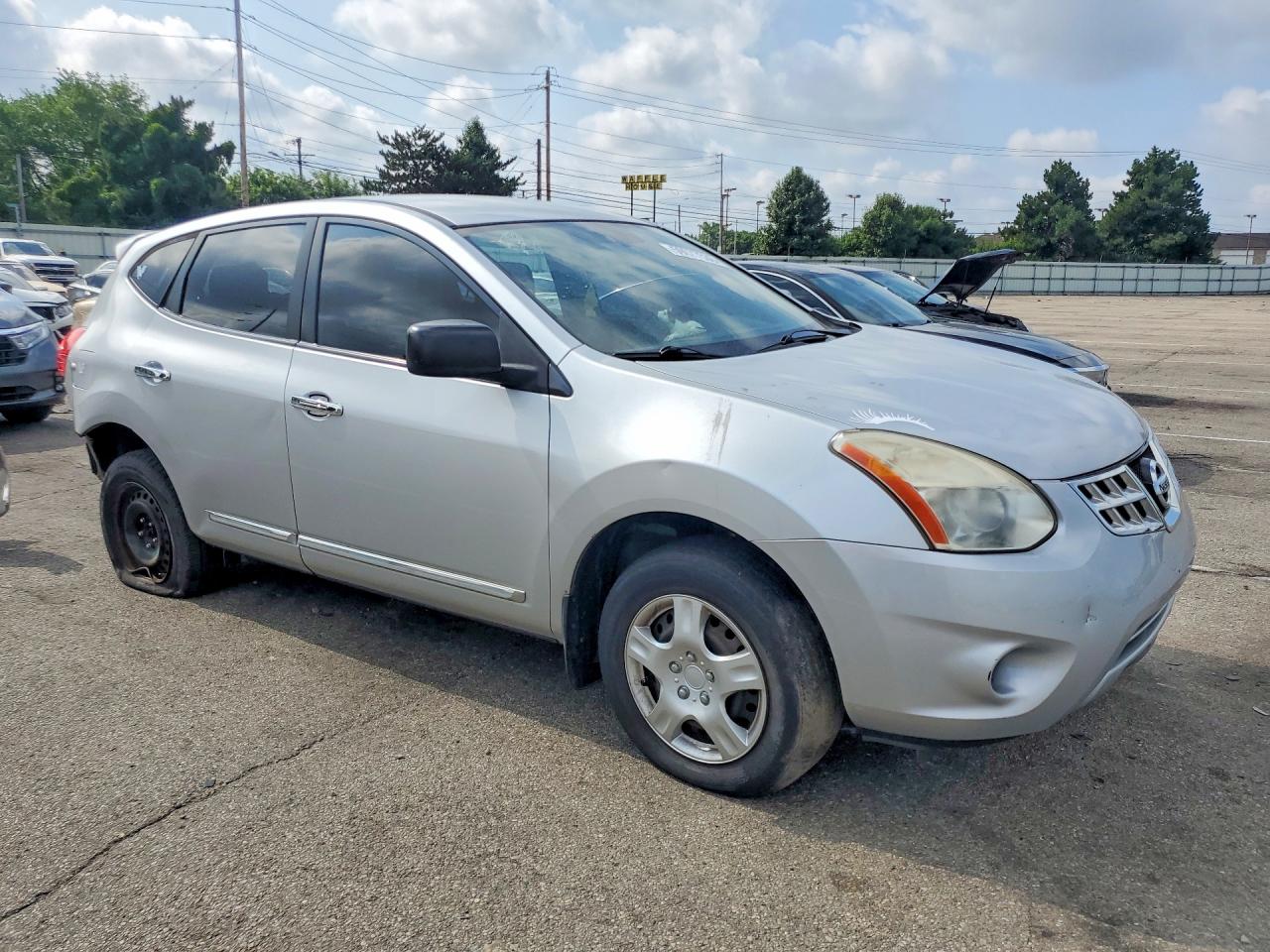 2012 Nissan Rogue S Серебряный vin: JN8AS5MV7CW715381