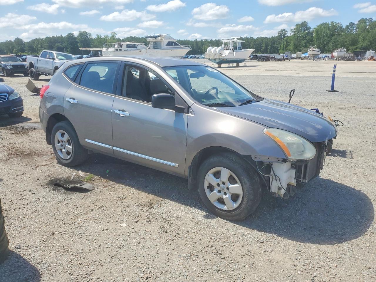 2013 Nissan Rogue S Silver vin: JN8AS5MV7DW100590