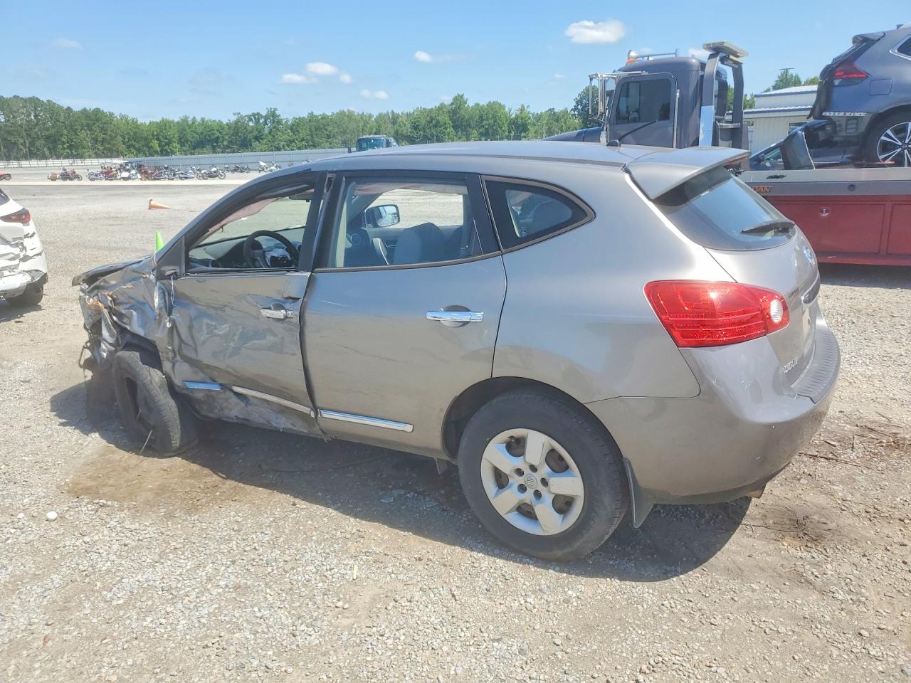2013 Nissan Rogue S Silver vin: JN8AS5MV7DW100590