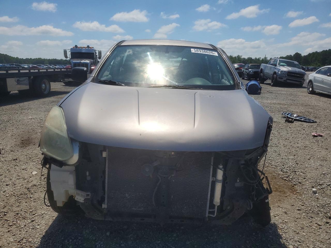 2013 Nissan Rogue S Silver vin: JN8AS5MV7DW100590