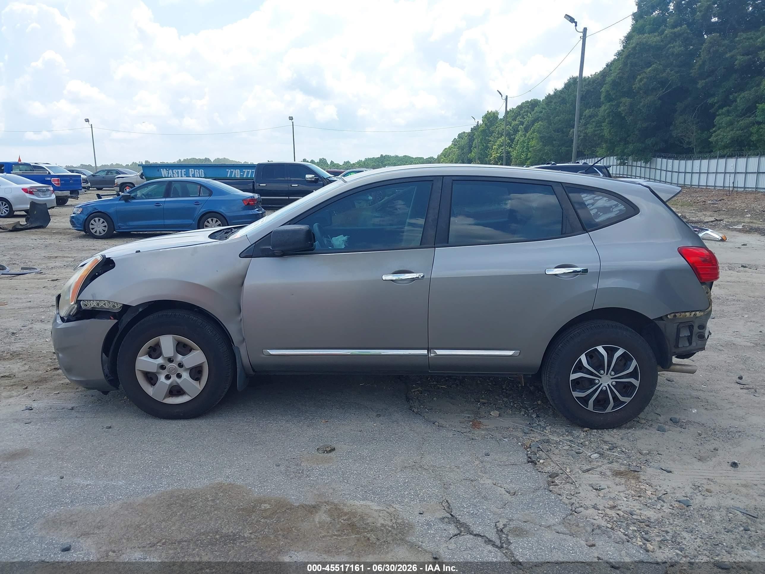 2013 Nissan Rogue S Gray vin: JN8AS5MV7DW101528