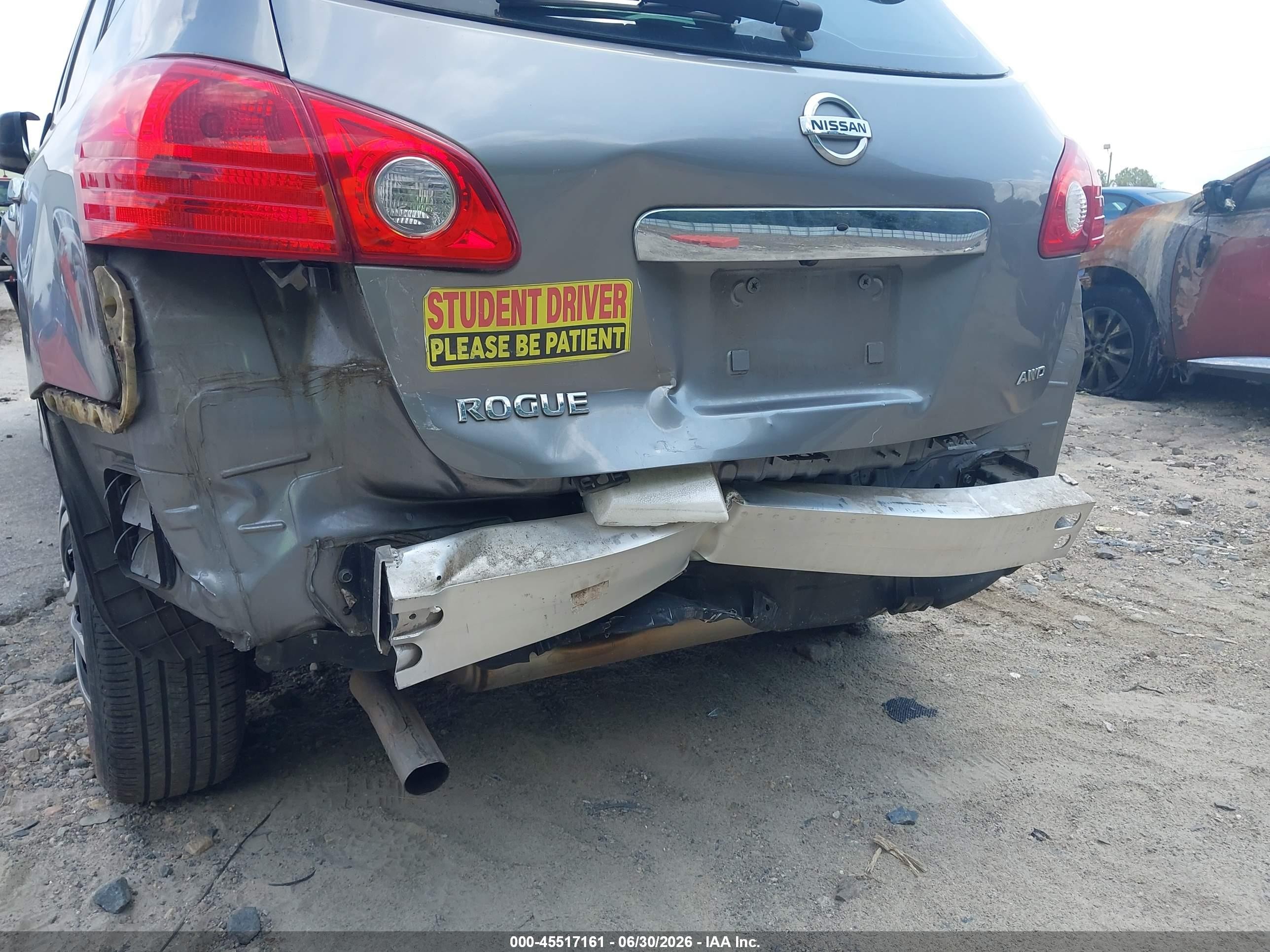 2013 Nissan Rogue S Gray vin: JN8AS5MV7DW101528