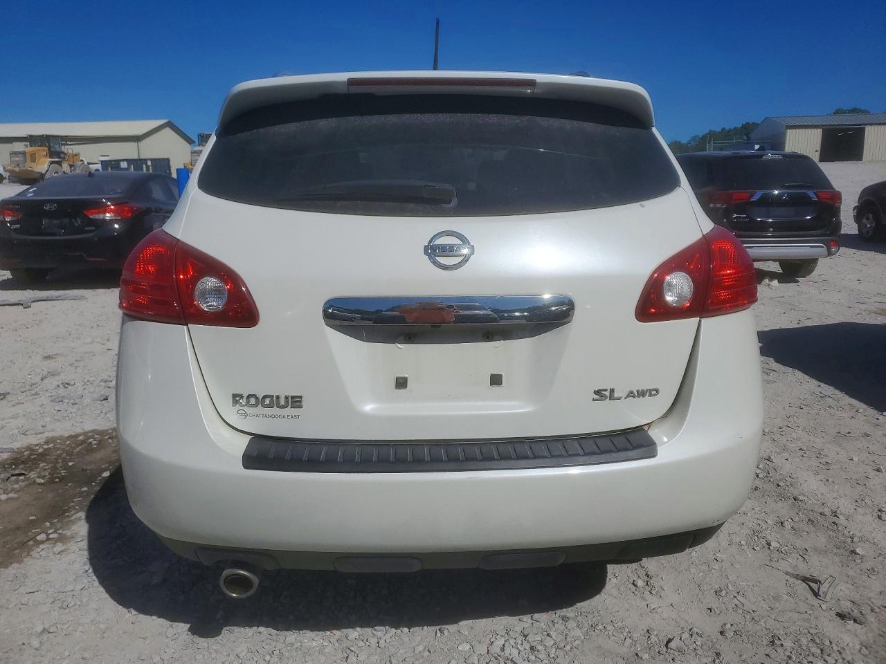2013 Nissan Rogue S White vin: JN8AS5MV7DW109659