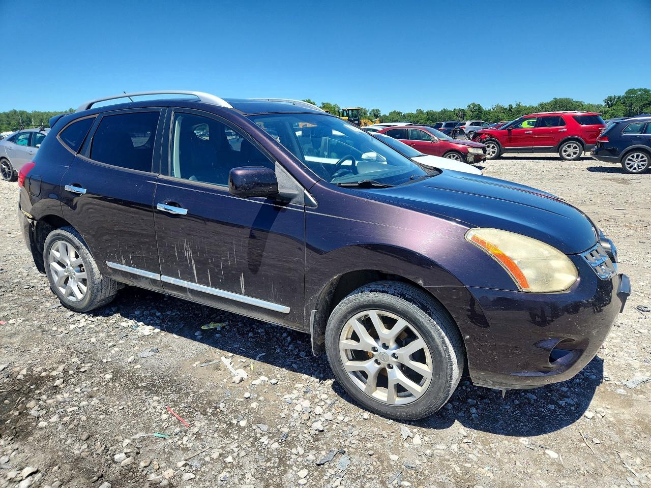 2013 Nissan Rogue S Purple vin: JN8AS5MV7DW110021