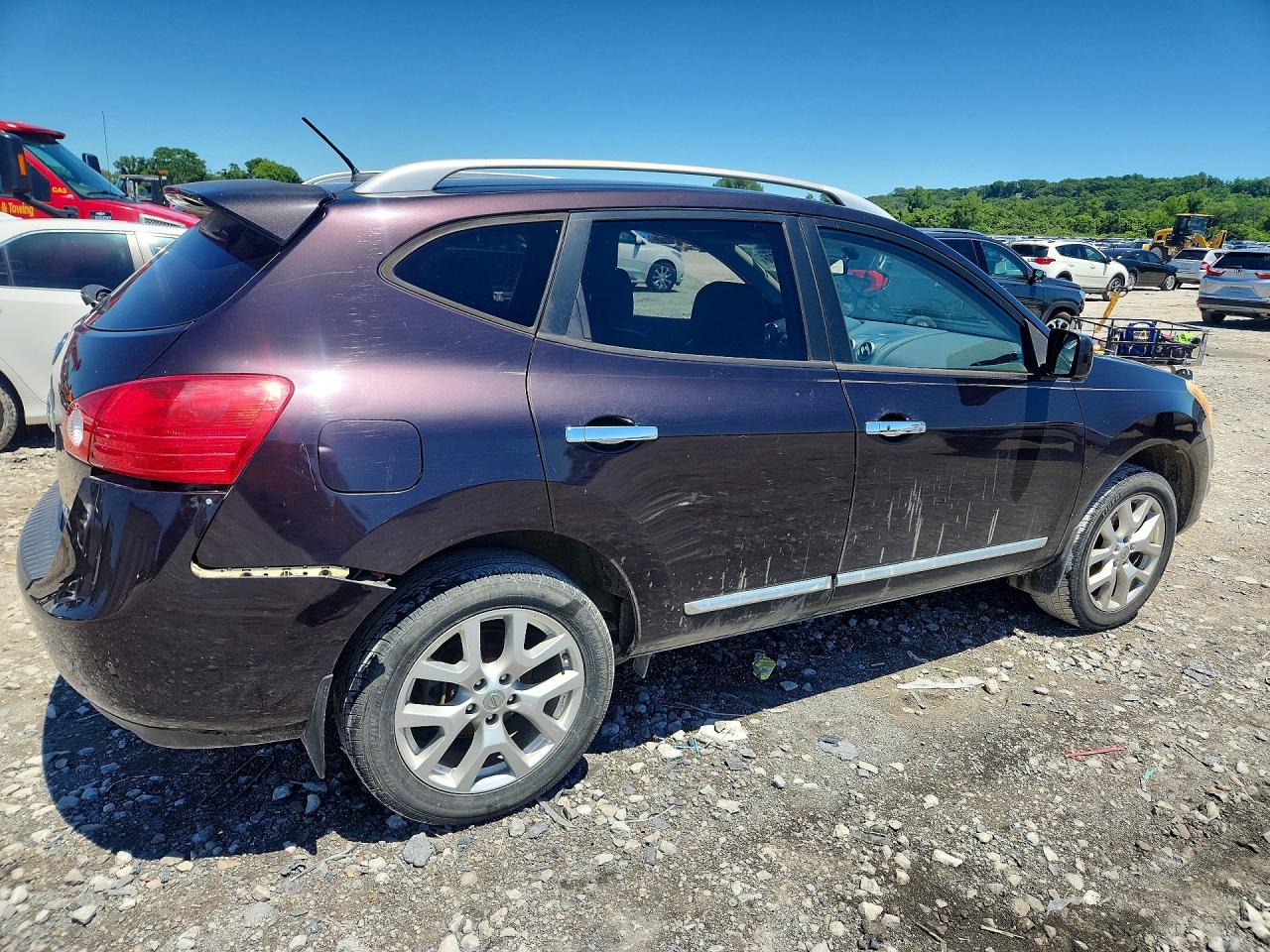 2013 Nissan Rogue S Purple vin: JN8AS5MV7DW110021