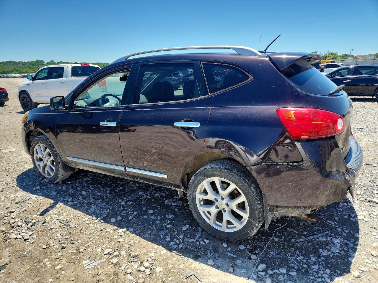 2013 Nissan Rogue S Purple vin: JN8AS5MV7DW110021