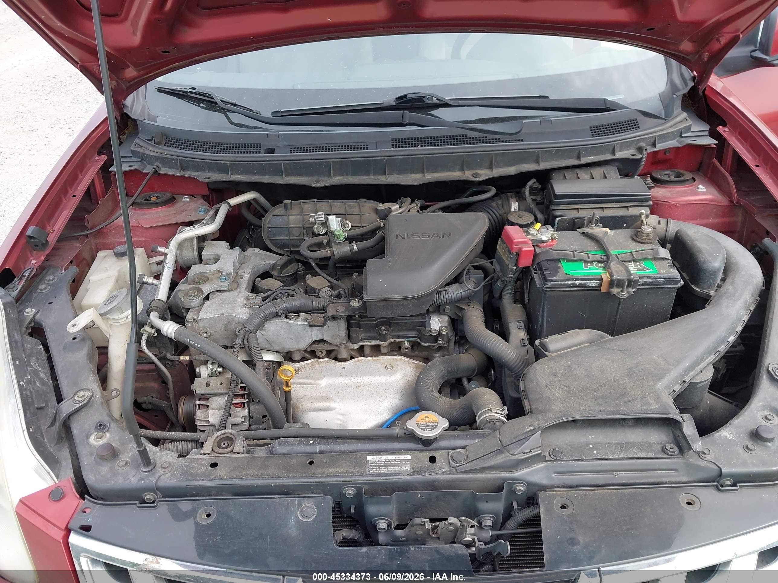 2013 Nissan Rogue S Красный vin: JN8AS5MV7DW114196