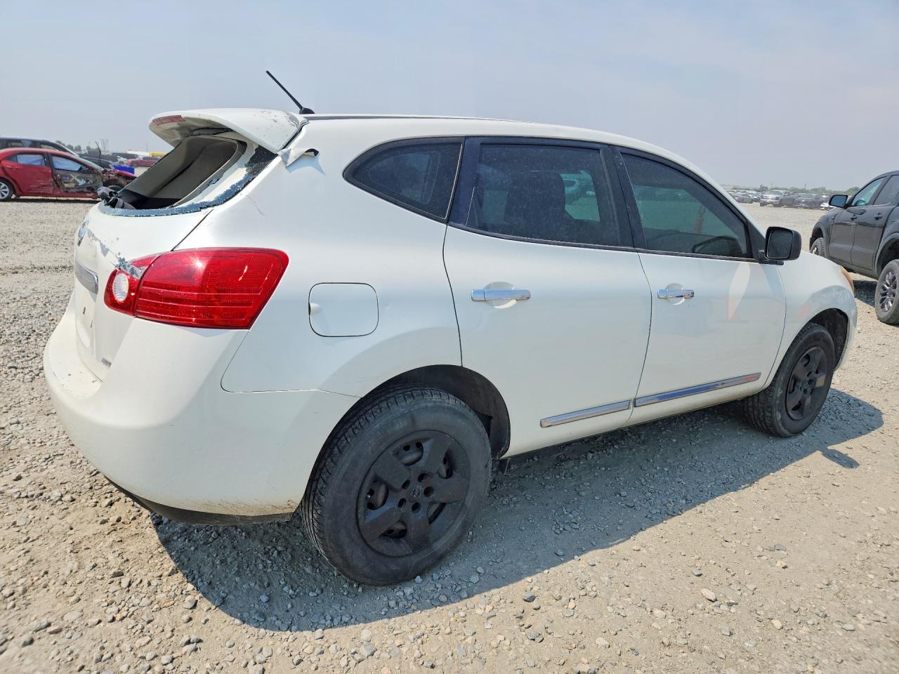 2013 Nissan Rogue S White vin: JN8AS5MV7DW117650