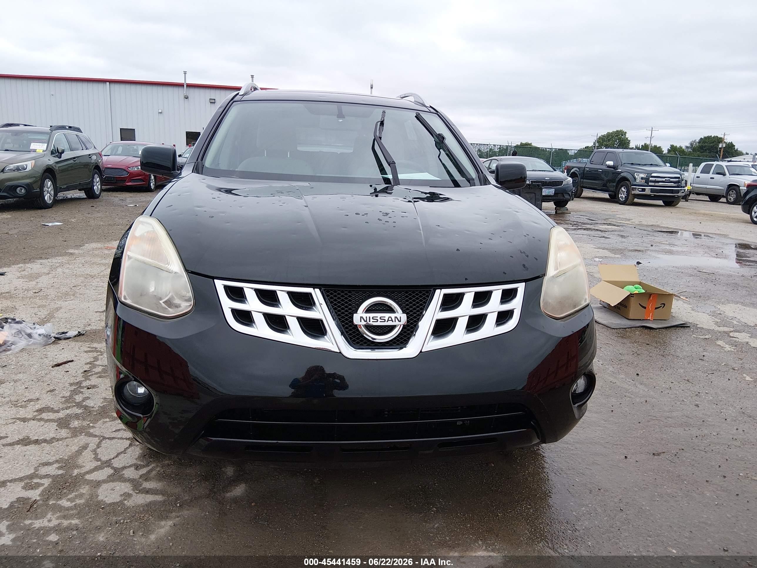 2013 Nissan Rogue Sv Black vin: JN8AS5MV7DW120970