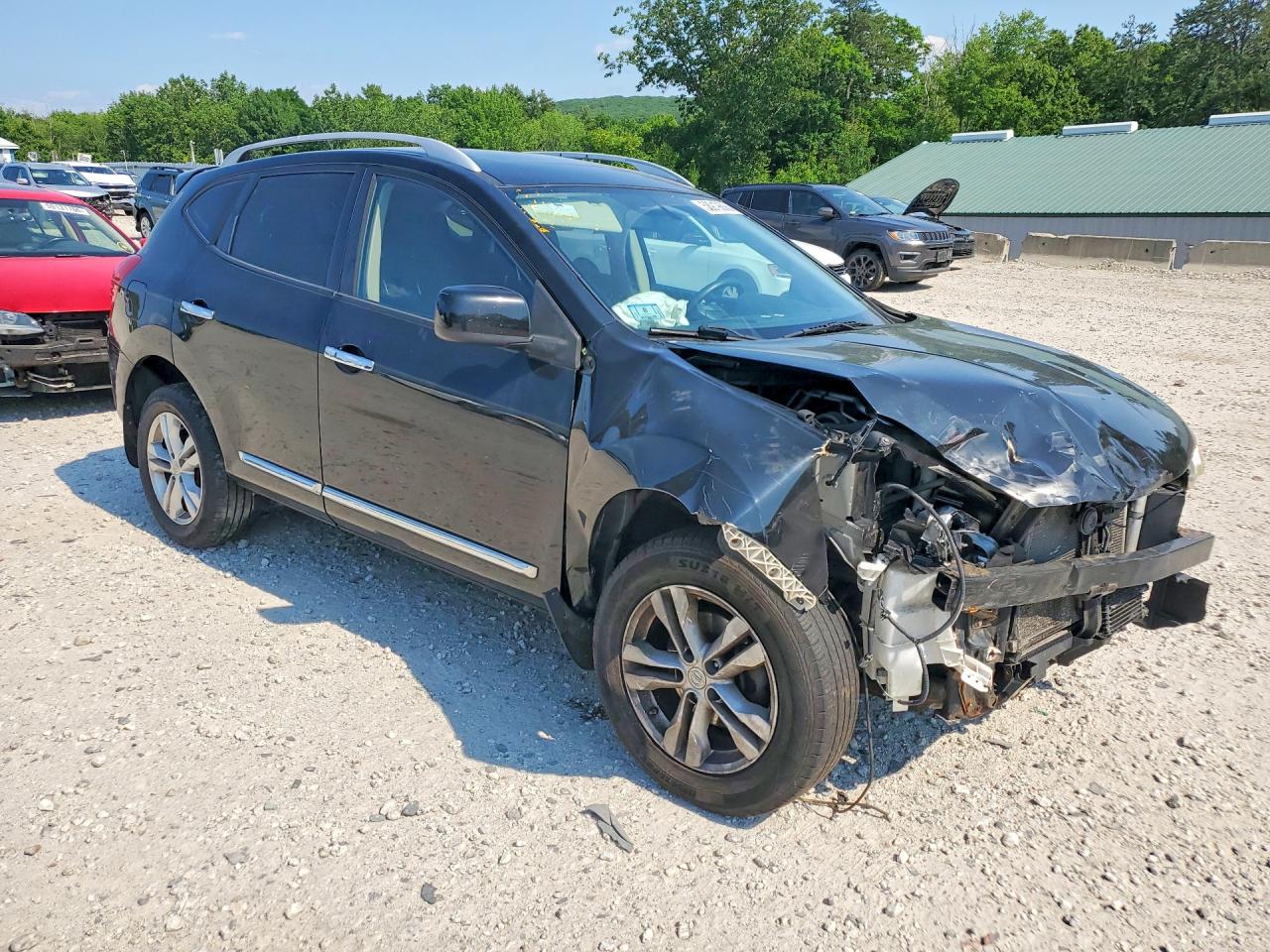 2013 Nissan Rogue S Black vin: JN8AS5MV7DW133119