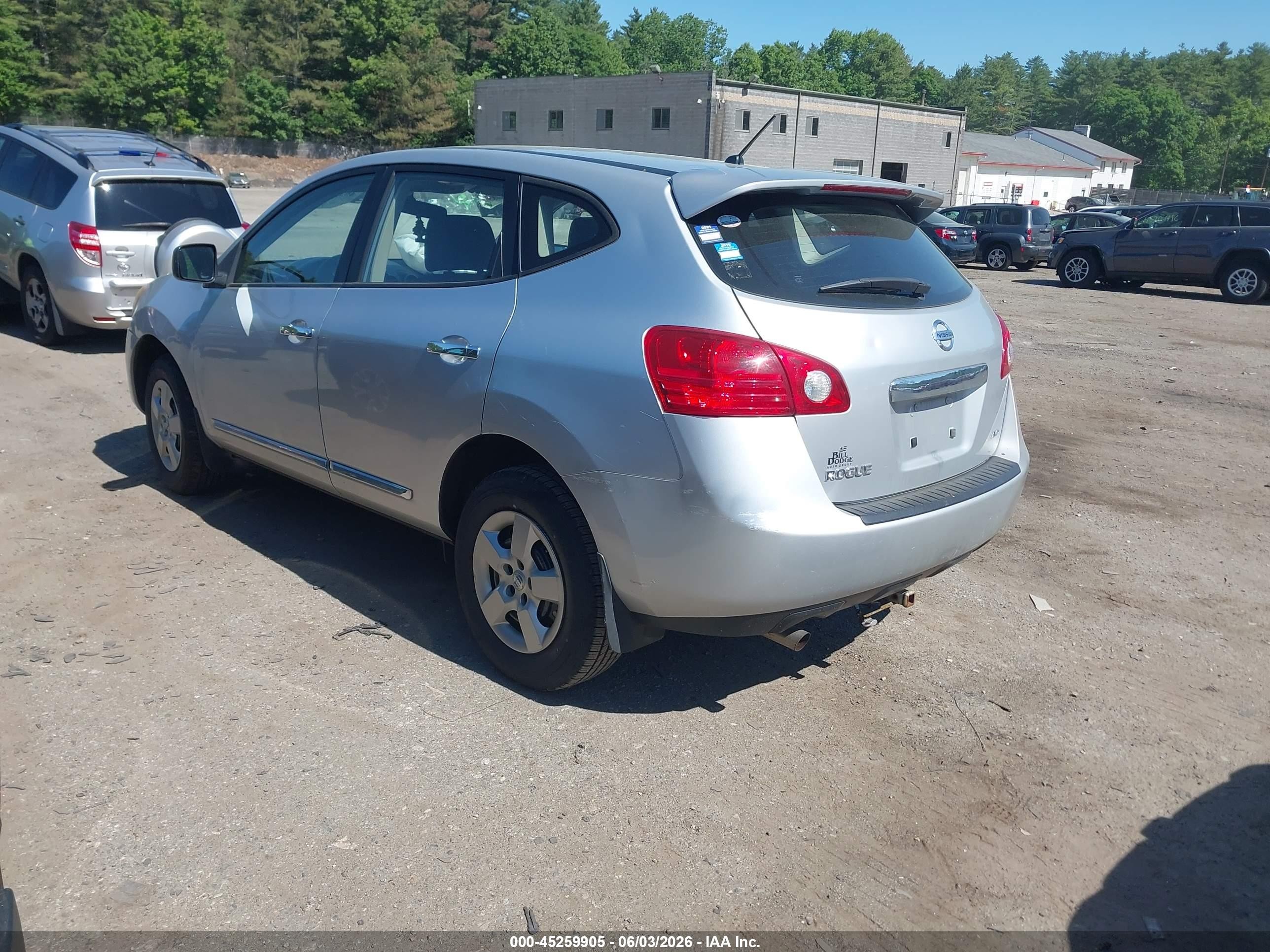 2013 Nissan Rogue S Серый vin: JN8AS5MV7DW134772