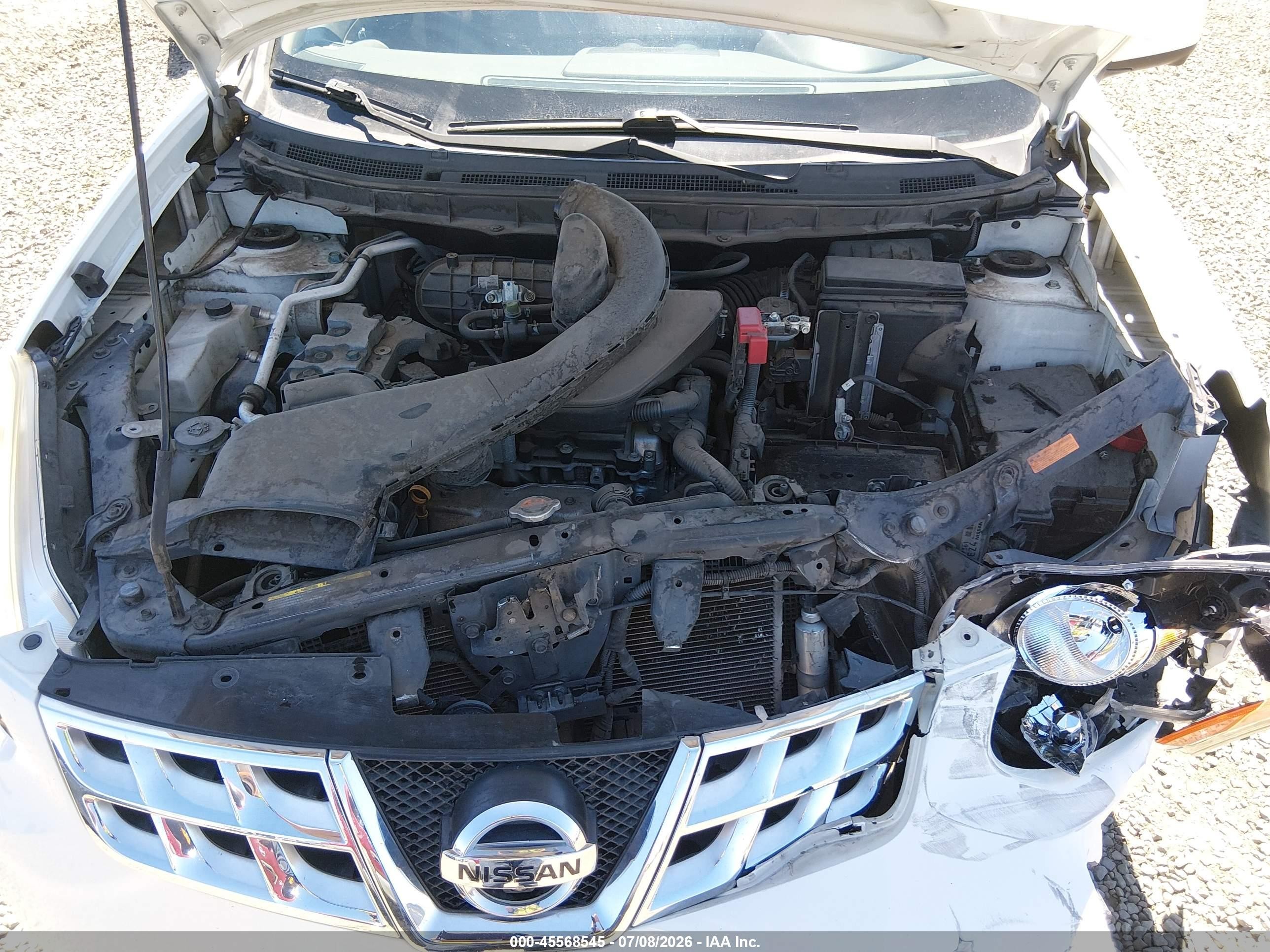 2013 Nissan Rogue Sv W/sl Pkg White vin: JN8AS5MV7DW149109