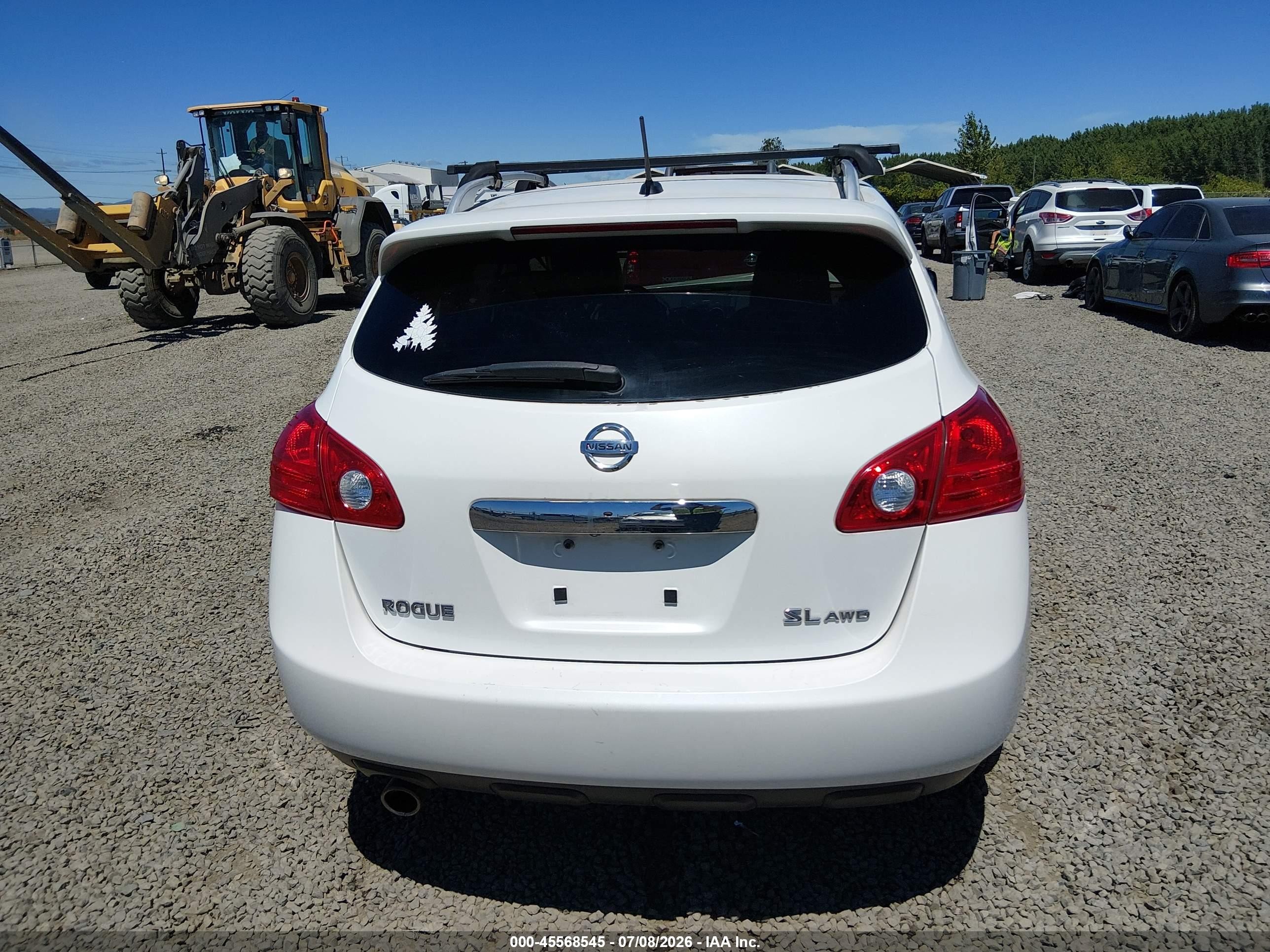 2013 Nissan Rogue Sv W/sl Pkg White vin: JN8AS5MV7DW149109