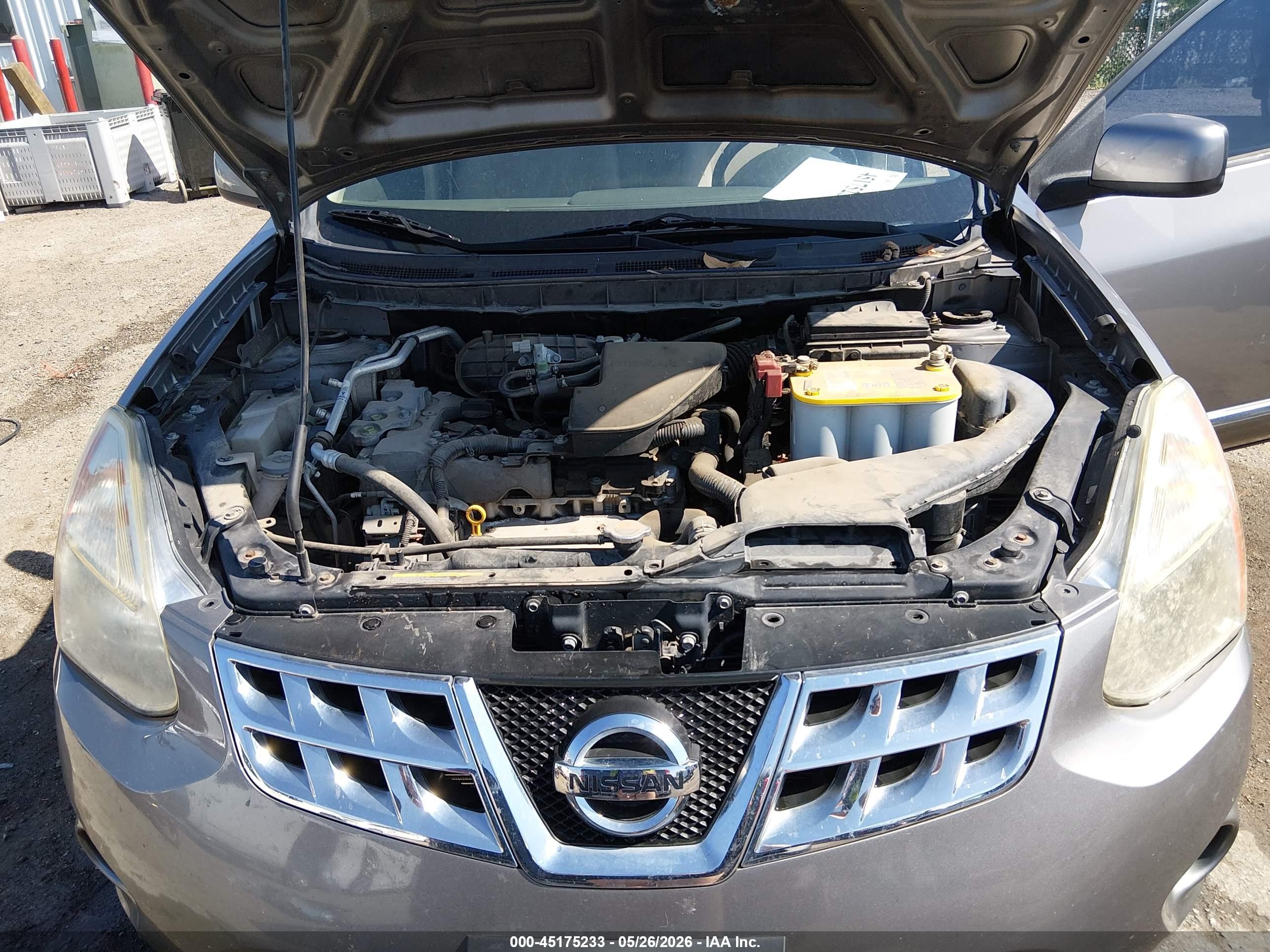 2013 Nissan Rogue S Gray vin: JN8AS5MV7DW150969