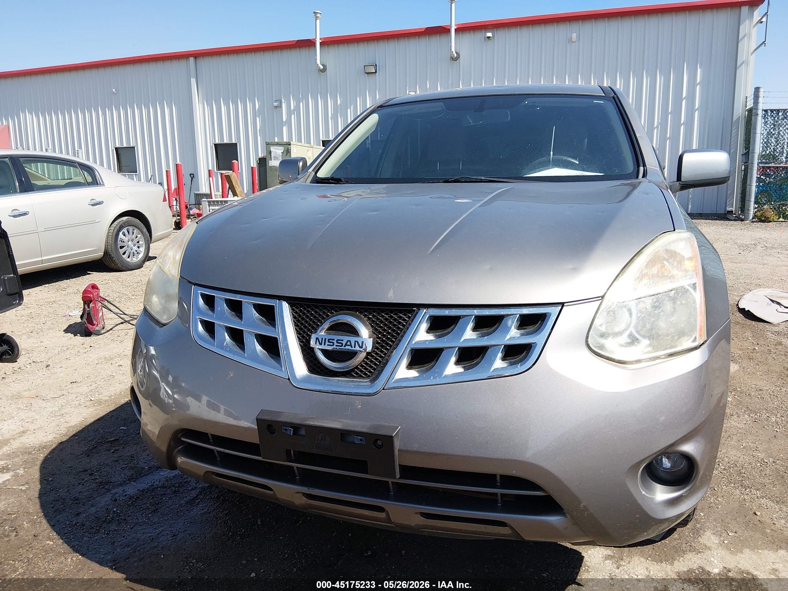 2013 Nissan Rogue S Gray vin: JN8AS5MV7DW150969