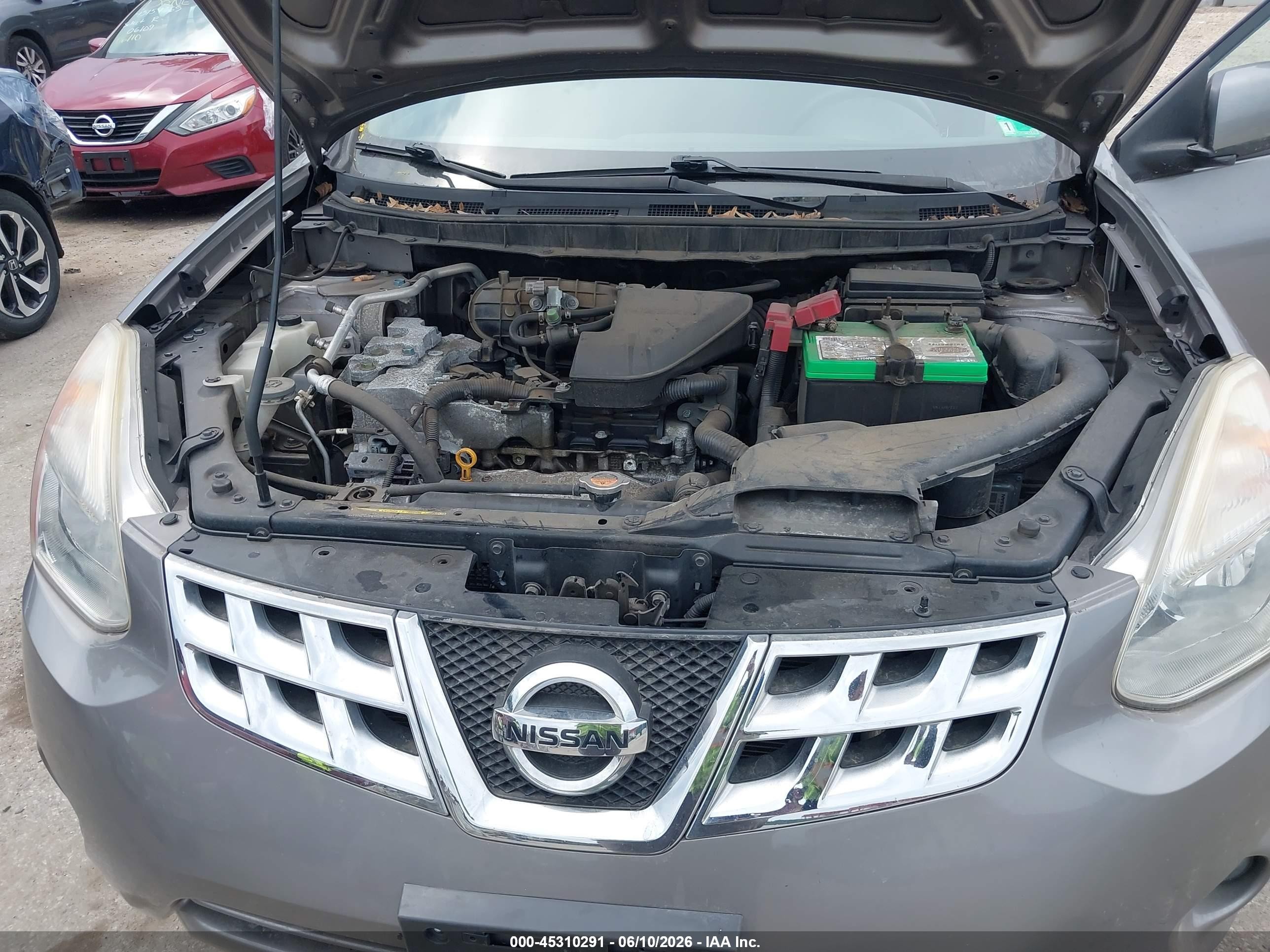 2013 Nissan Rogue S Серый vin: JN8AS5MV7DW602144