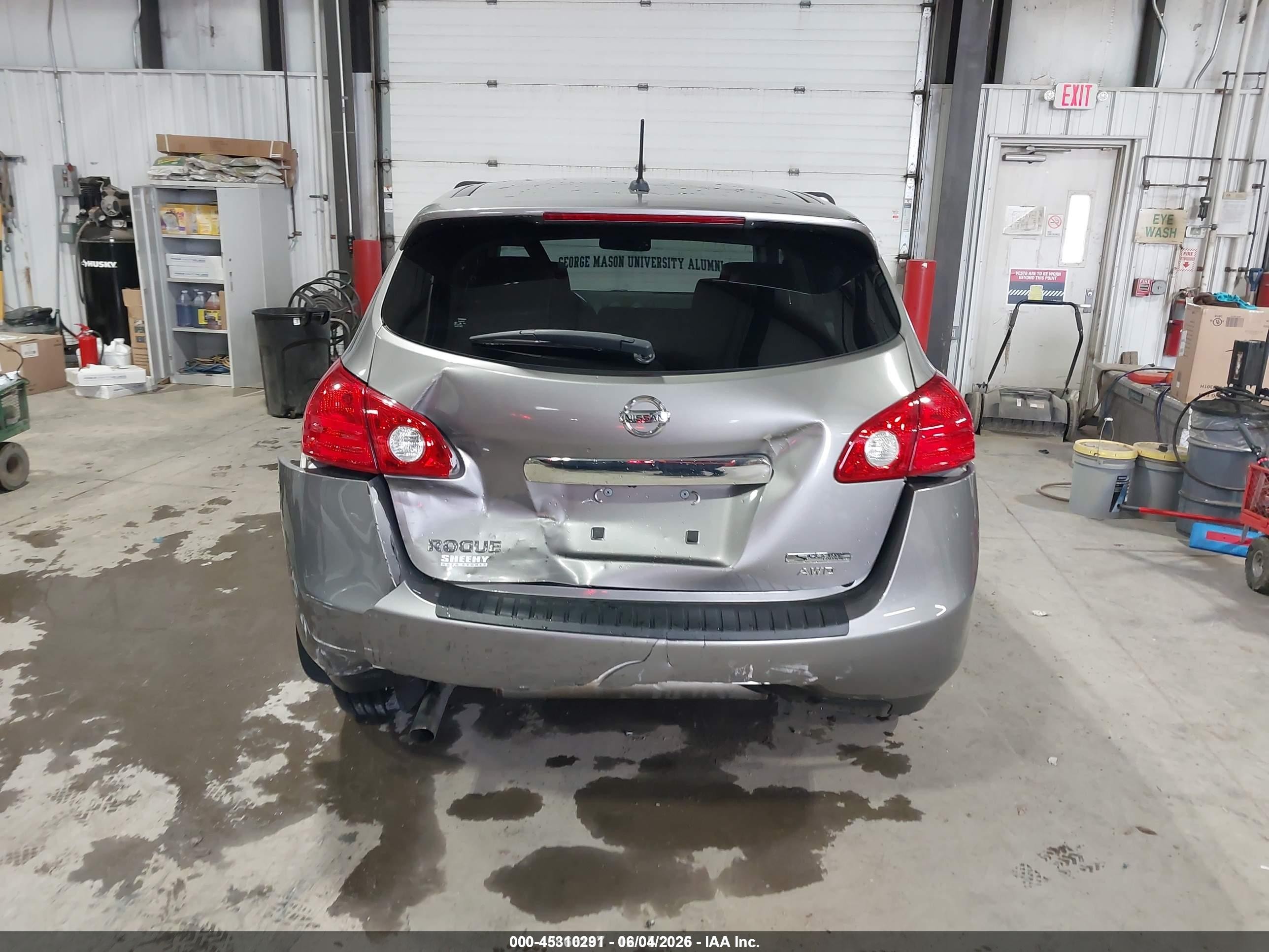 2013 Nissan Rogue S Серый vin: JN8AS5MV7DW602144