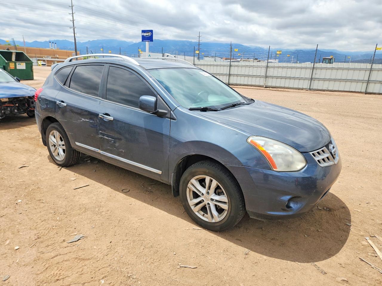 2013 Nissan Rogue S Blue vin: JN8AS5MV7DW603990