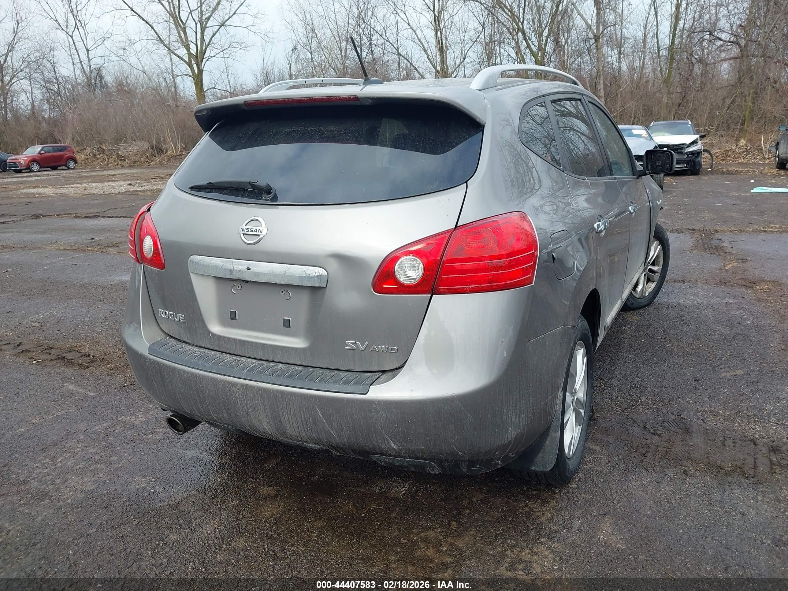 2013 Nissan Rogue Sv Gray vin: JN8AS5MV7DW606324