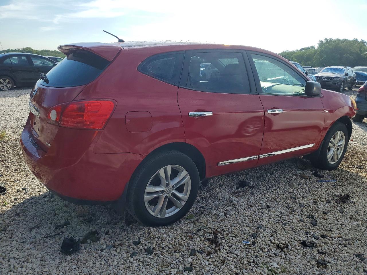 2013 Nissan Rogue S Red vin: JN8AS5MV7DW610096