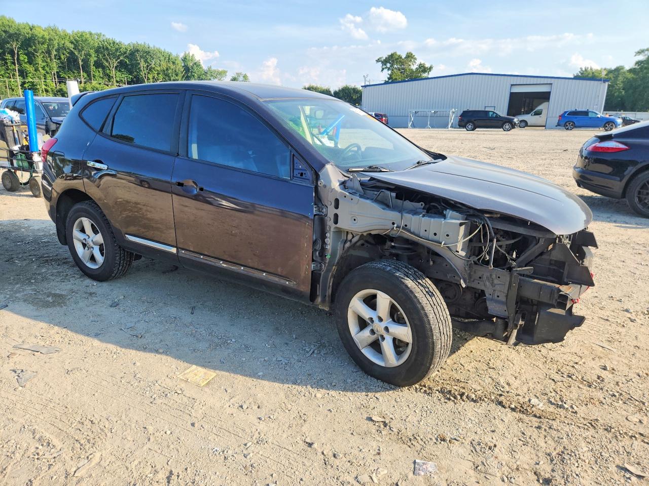 2013 Nissan Rogue S Charcoal vin: JN8AS5MV7DW614679