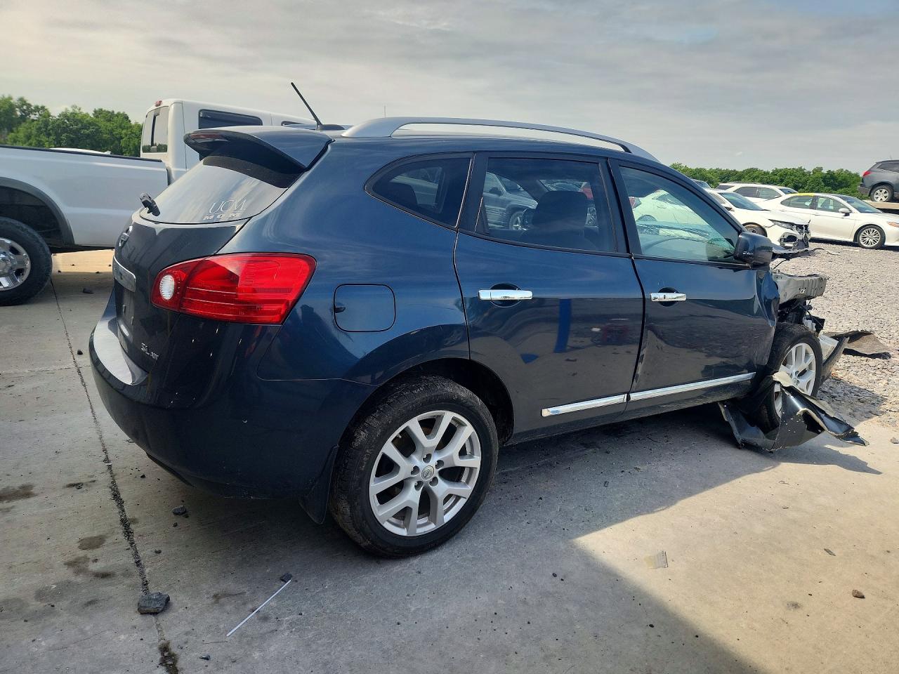 2013 Nissan Rogue S Blue vin: JN8AS5MV7DW614925