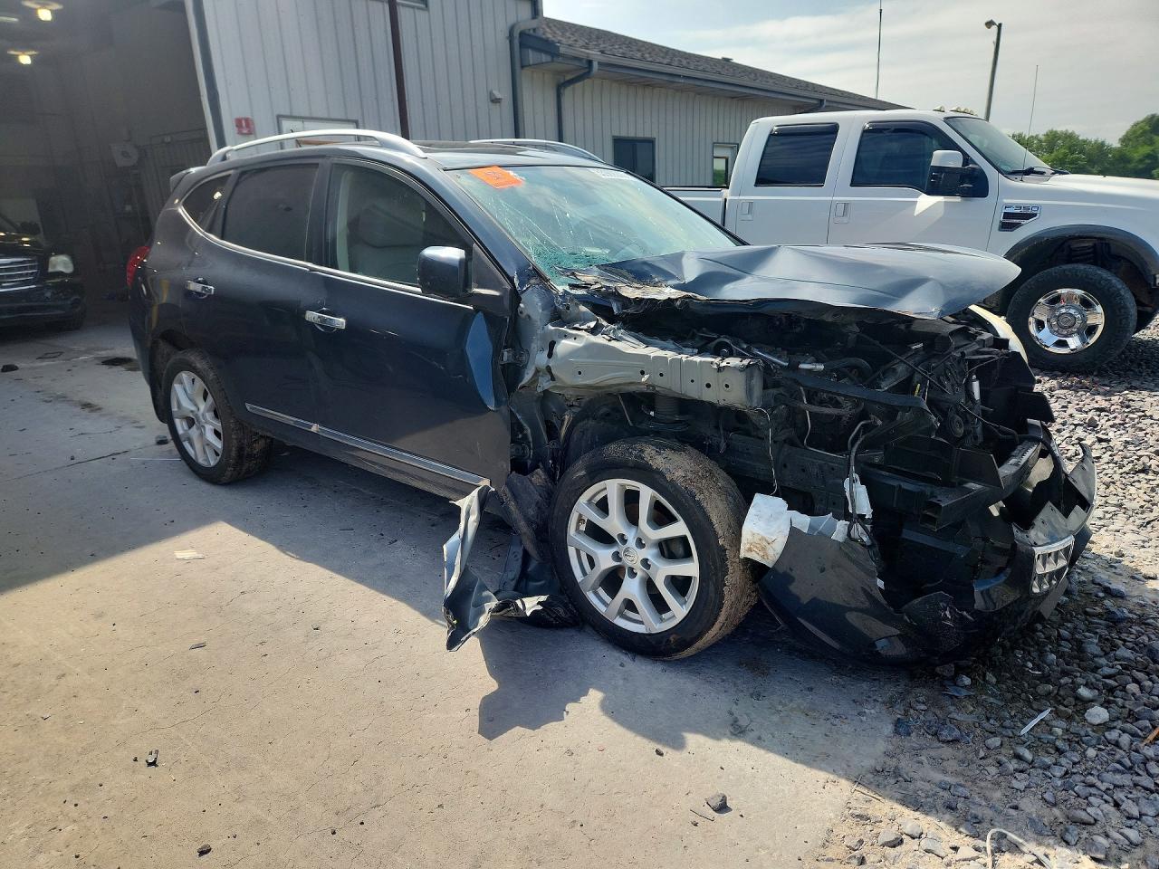 2013 Nissan Rogue S Blue vin: JN8AS5MV7DW614925