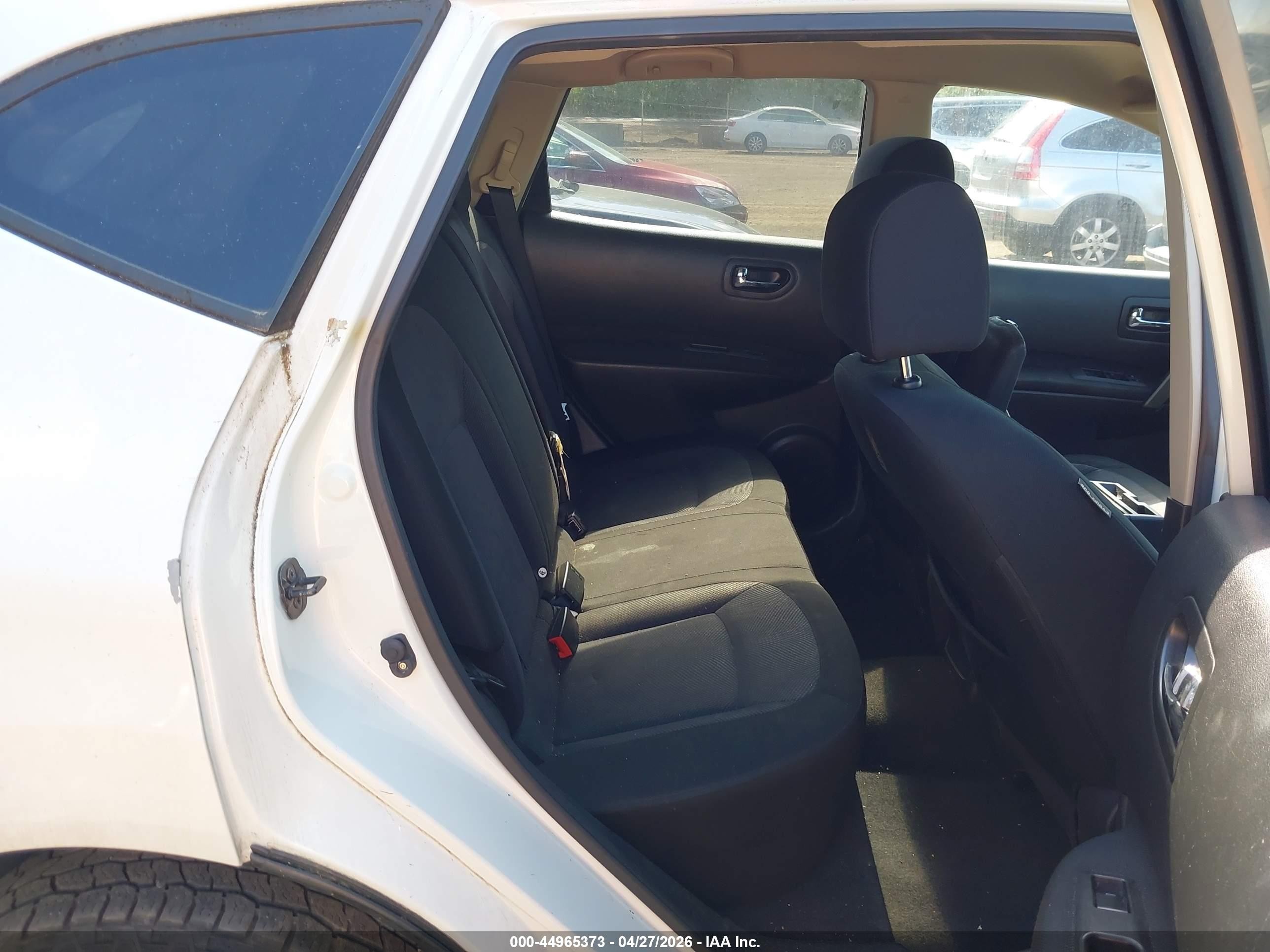 2013 Nissan Rogue S White vin: JN8AS5MV7DW622863