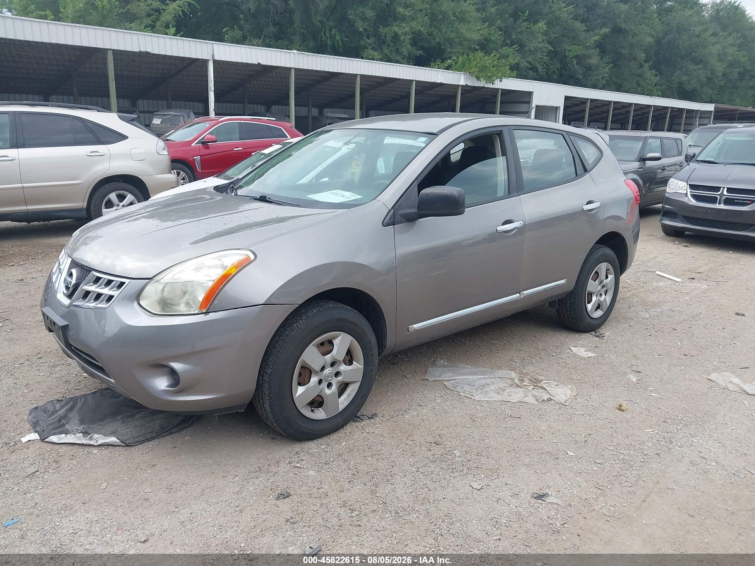 2013 Nissan Rogue S Gray vin: JN8AS5MV7DW625729