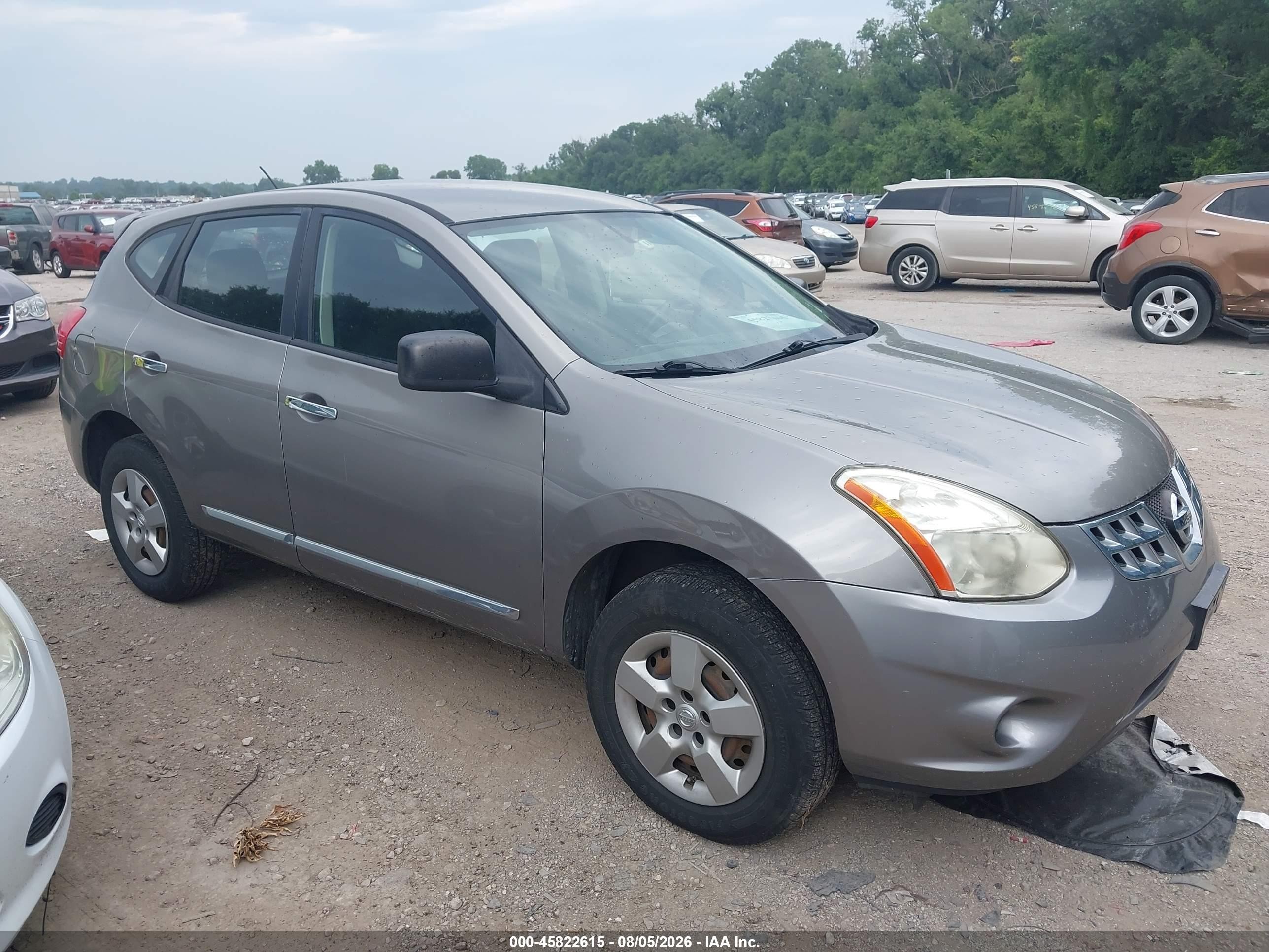 2013 Nissan Rogue S Gray vin: JN8AS5MV7DW625729