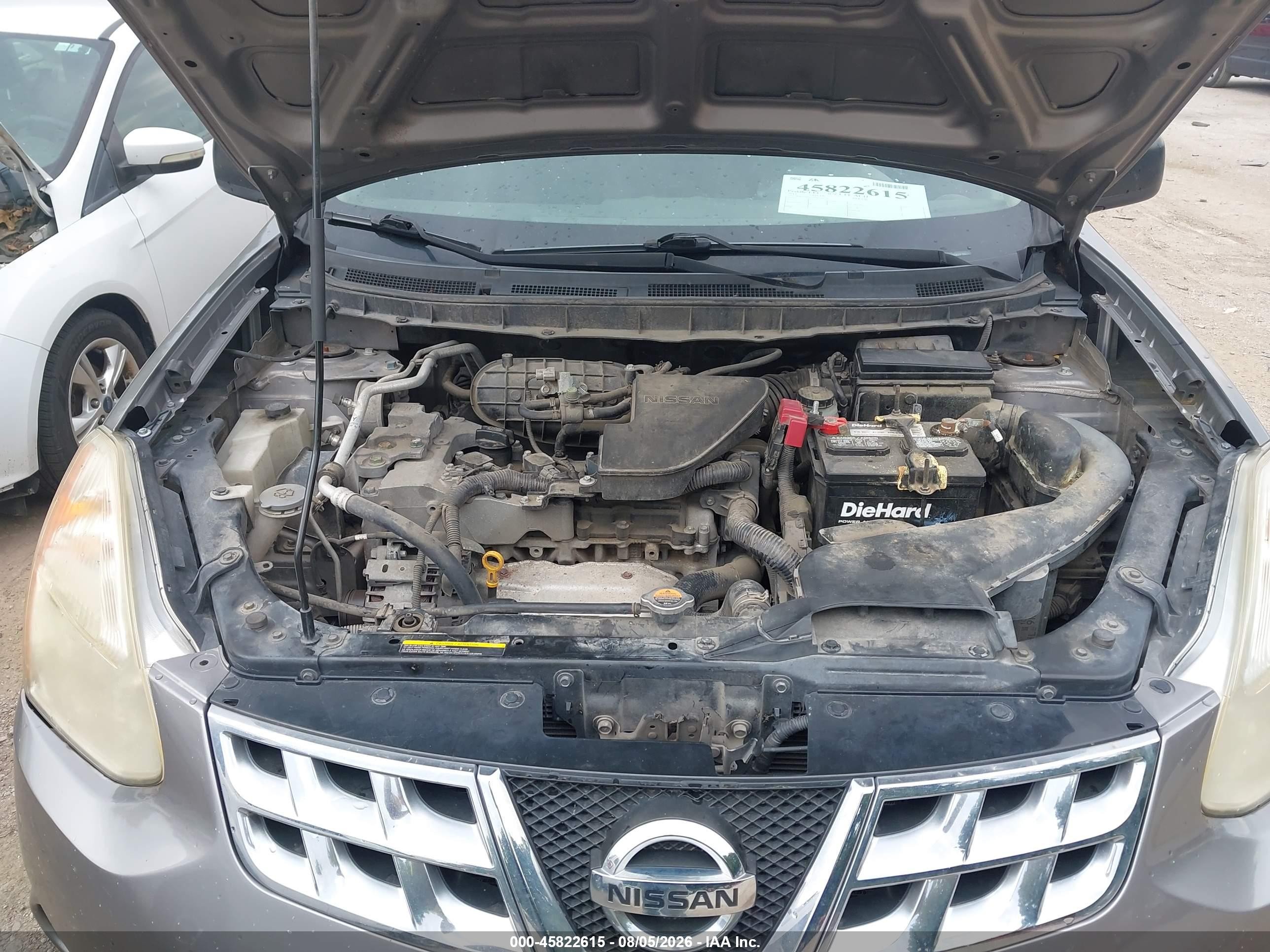 2013 Nissan Rogue S Gray vin: JN8AS5MV7DW625729