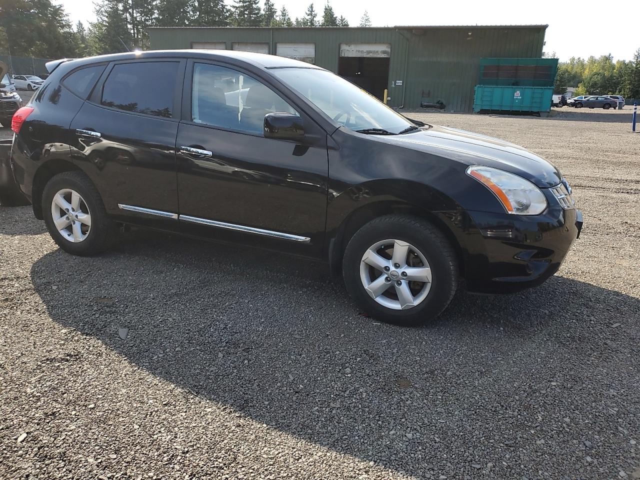 2013 Nissan Rogue S Black vin: JN8AS5MV7DW627545