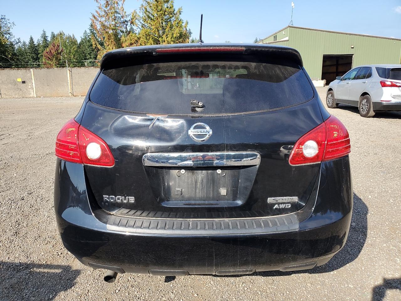 2013 Nissan Rogue S Black vin: JN8AS5MV7DW627545