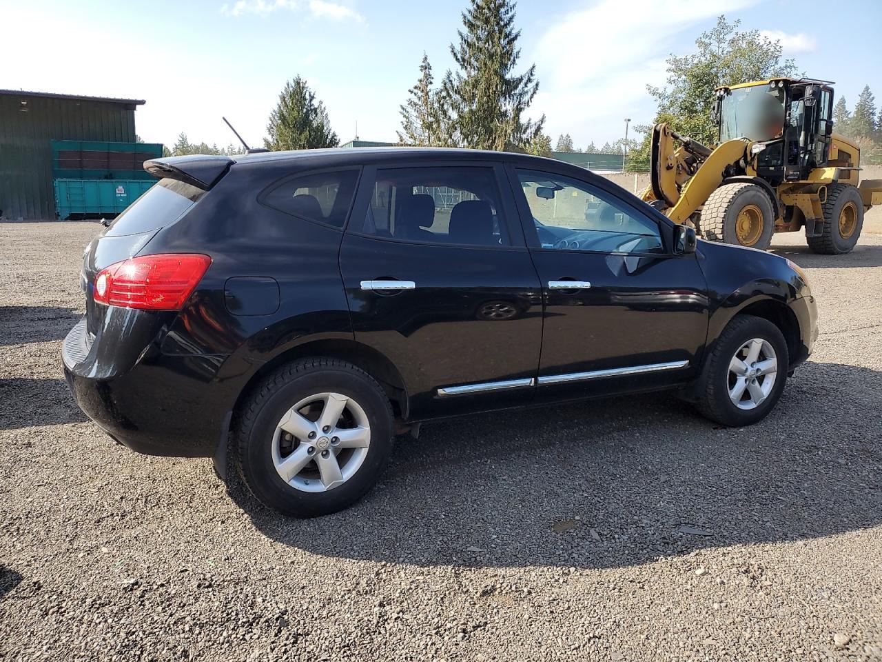 2013 Nissan Rogue S Black vin: JN8AS5MV7DW627545