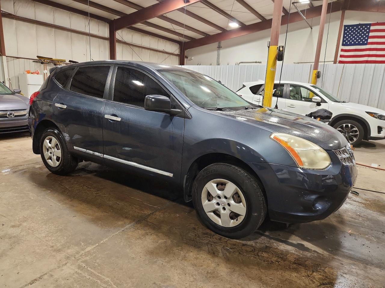 2013 Nissan Rogue S Blue vin: JN8AS5MV7DW627867