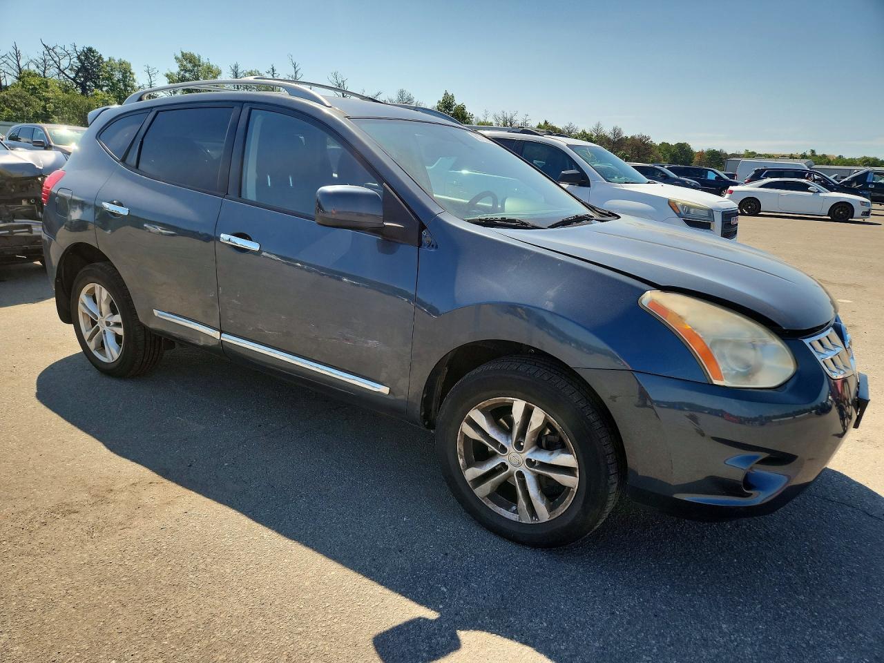 2013 Nissan Rogue S Blue vin: JN8AS5MV7DW633829