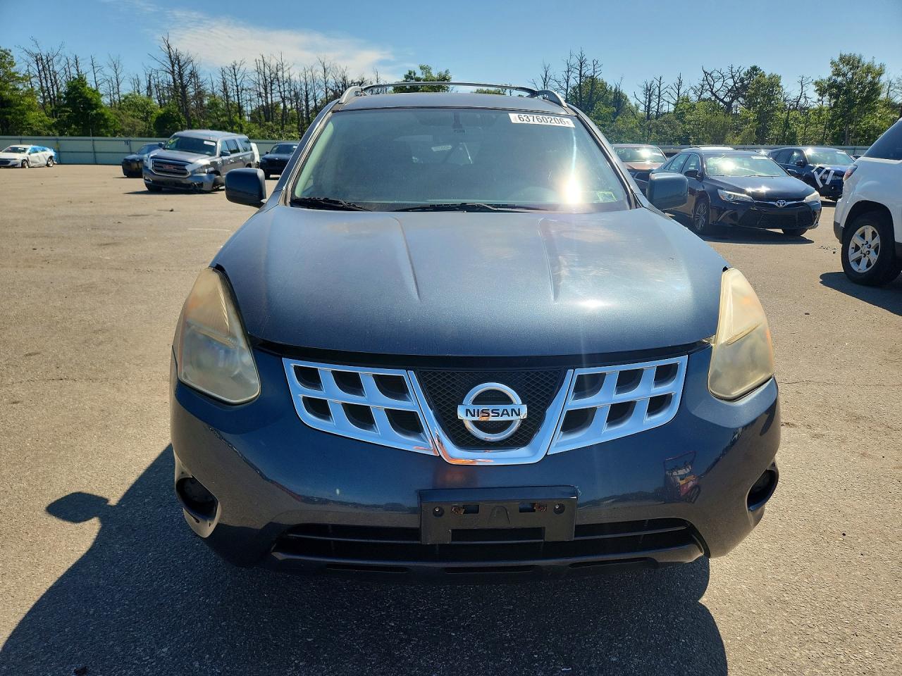 2013 Nissan Rogue S Blue vin: JN8AS5MV7DW633829