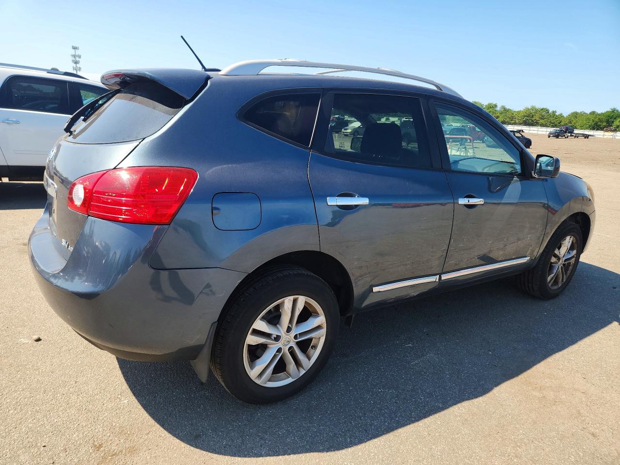 2013 Nissan Rogue S Blue vin: JN8AS5MV7DW633829