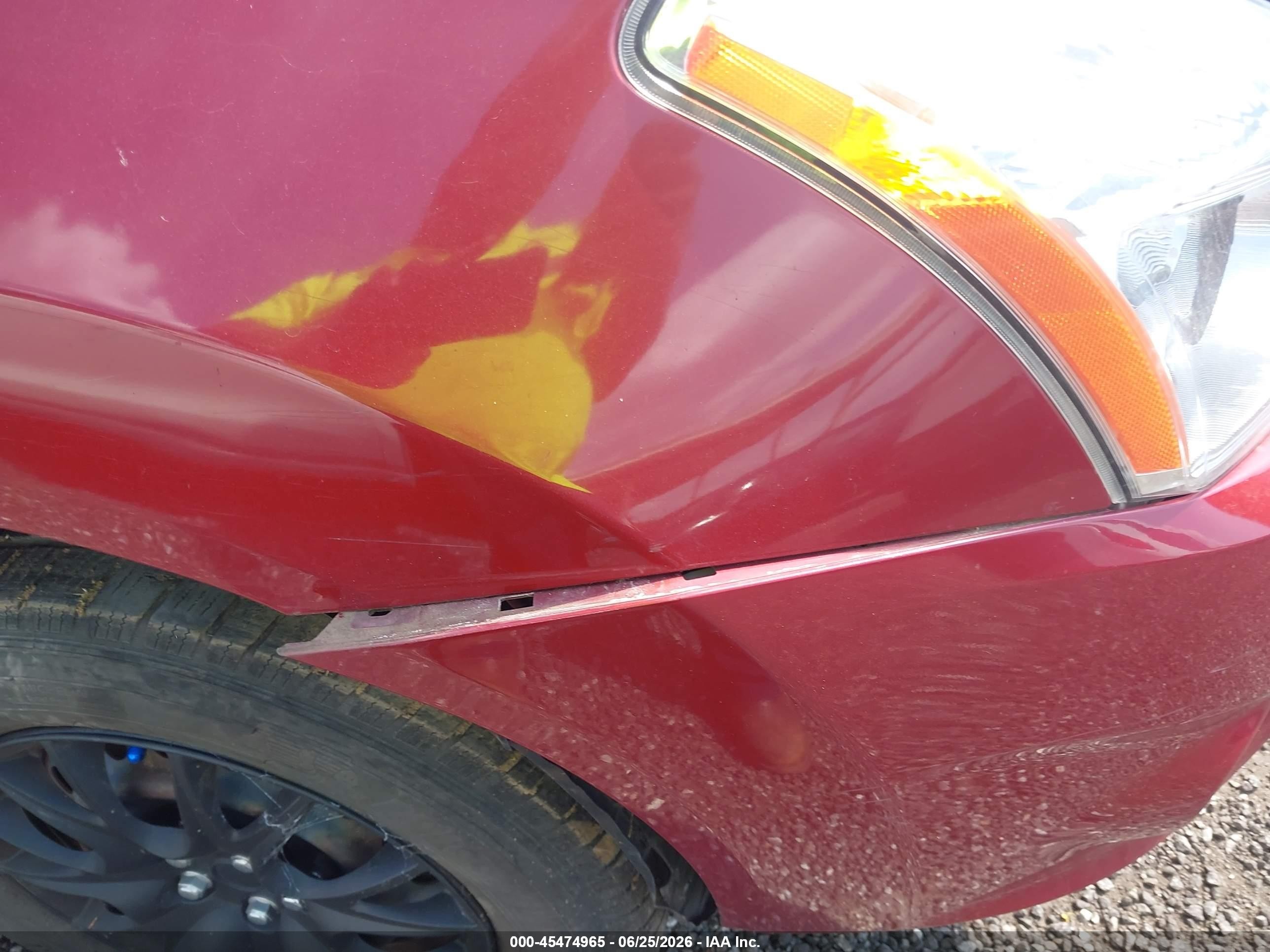 2013 Nissan Rogue S Red vin: JN8AS5MV7DW641896