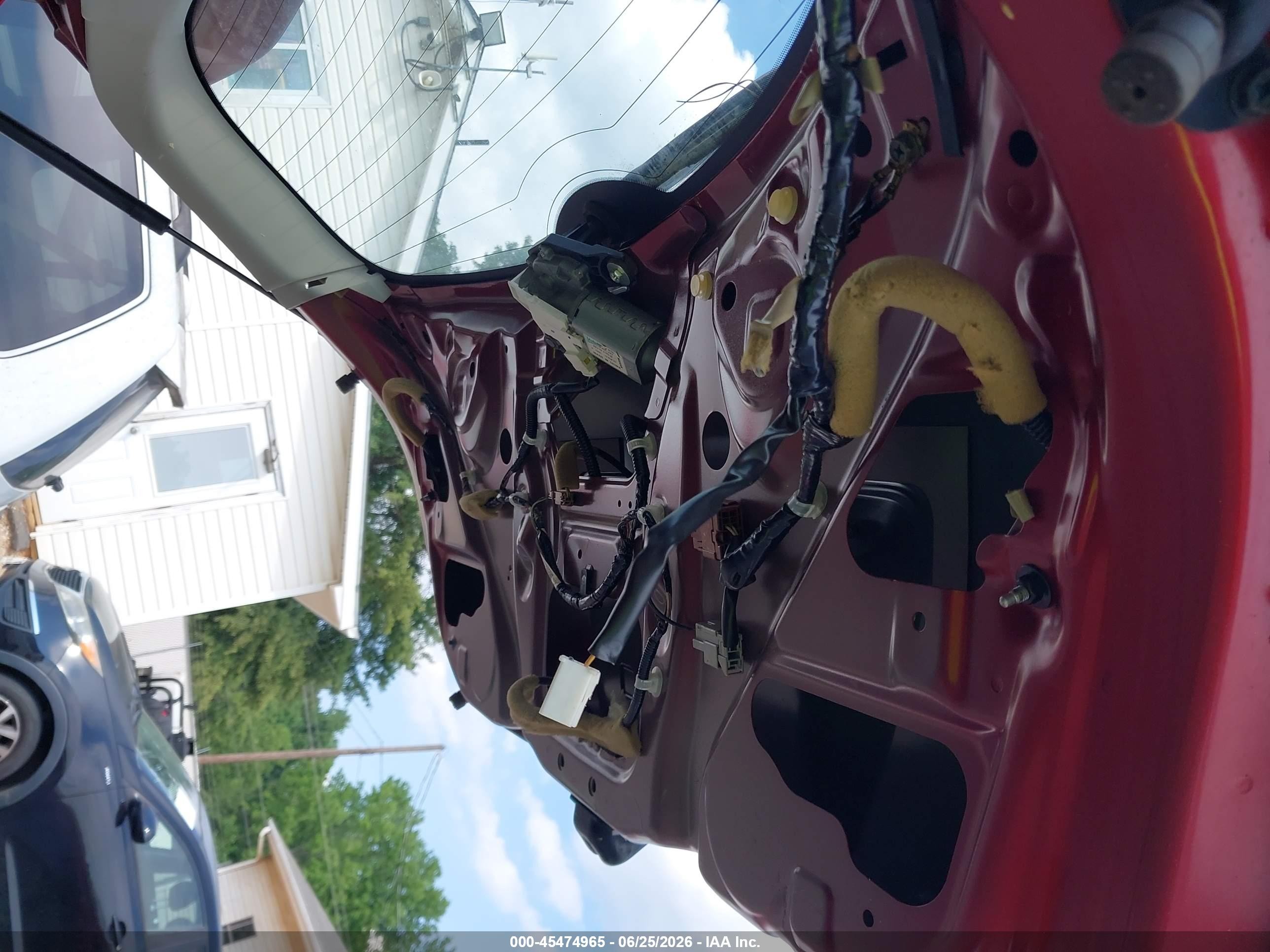 2013 Nissan Rogue S Red vin: JN8AS5MV7DW641896