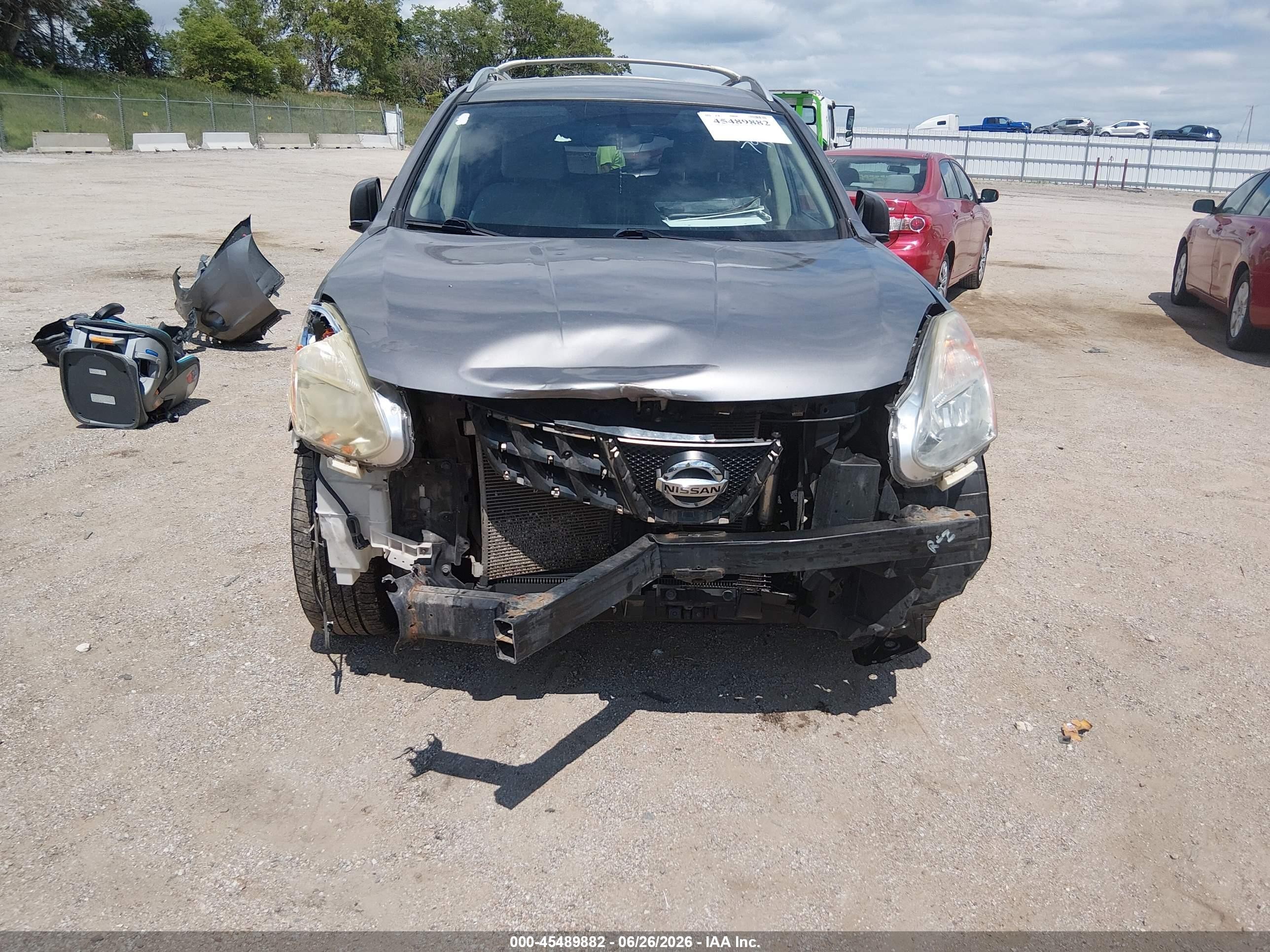 2013 Nissan Rogue Sv Gray vin: JN8AS5MV7DW647004