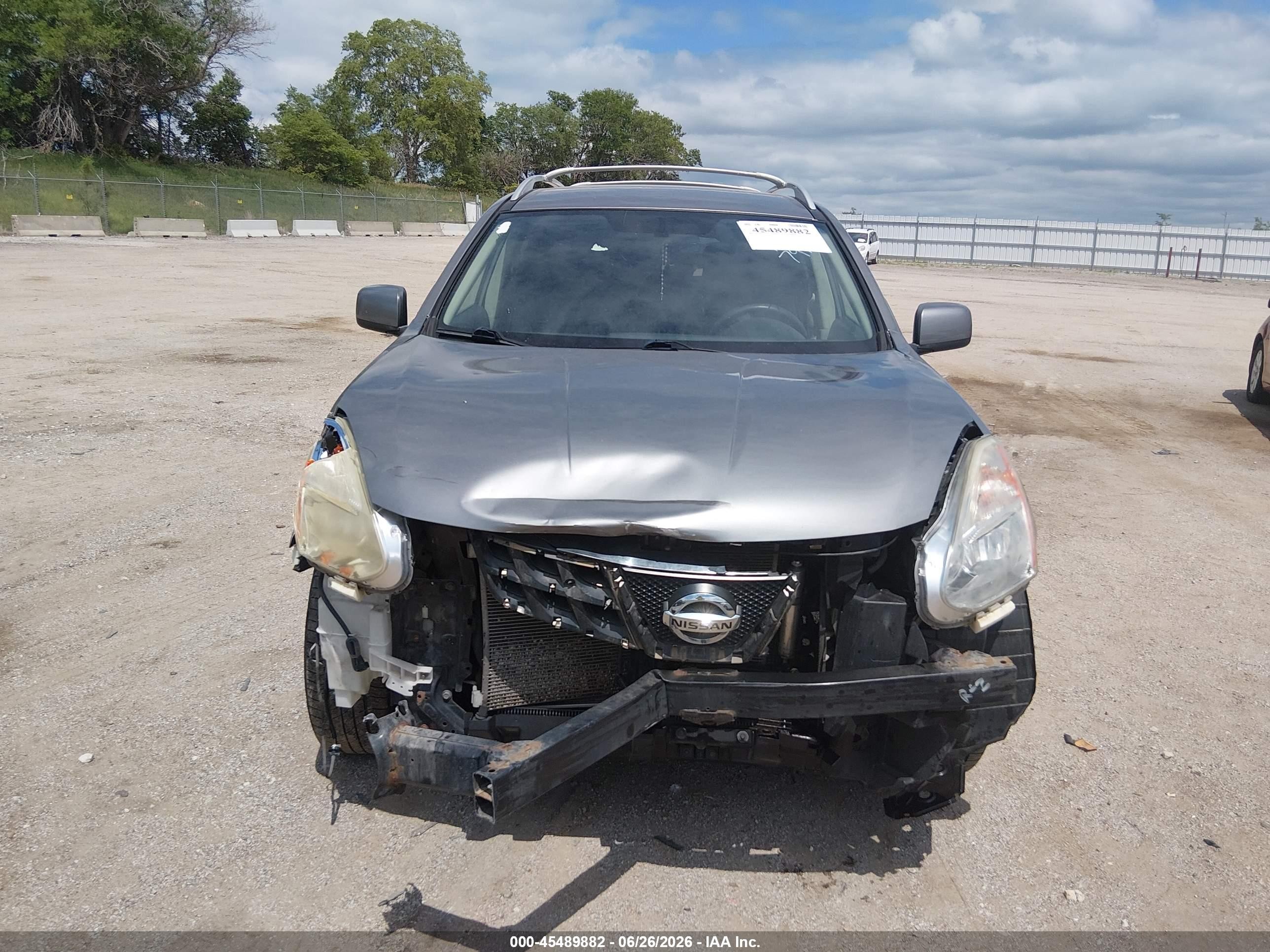 2013 Nissan Rogue Sv Gray vin: JN8AS5MV7DW647004